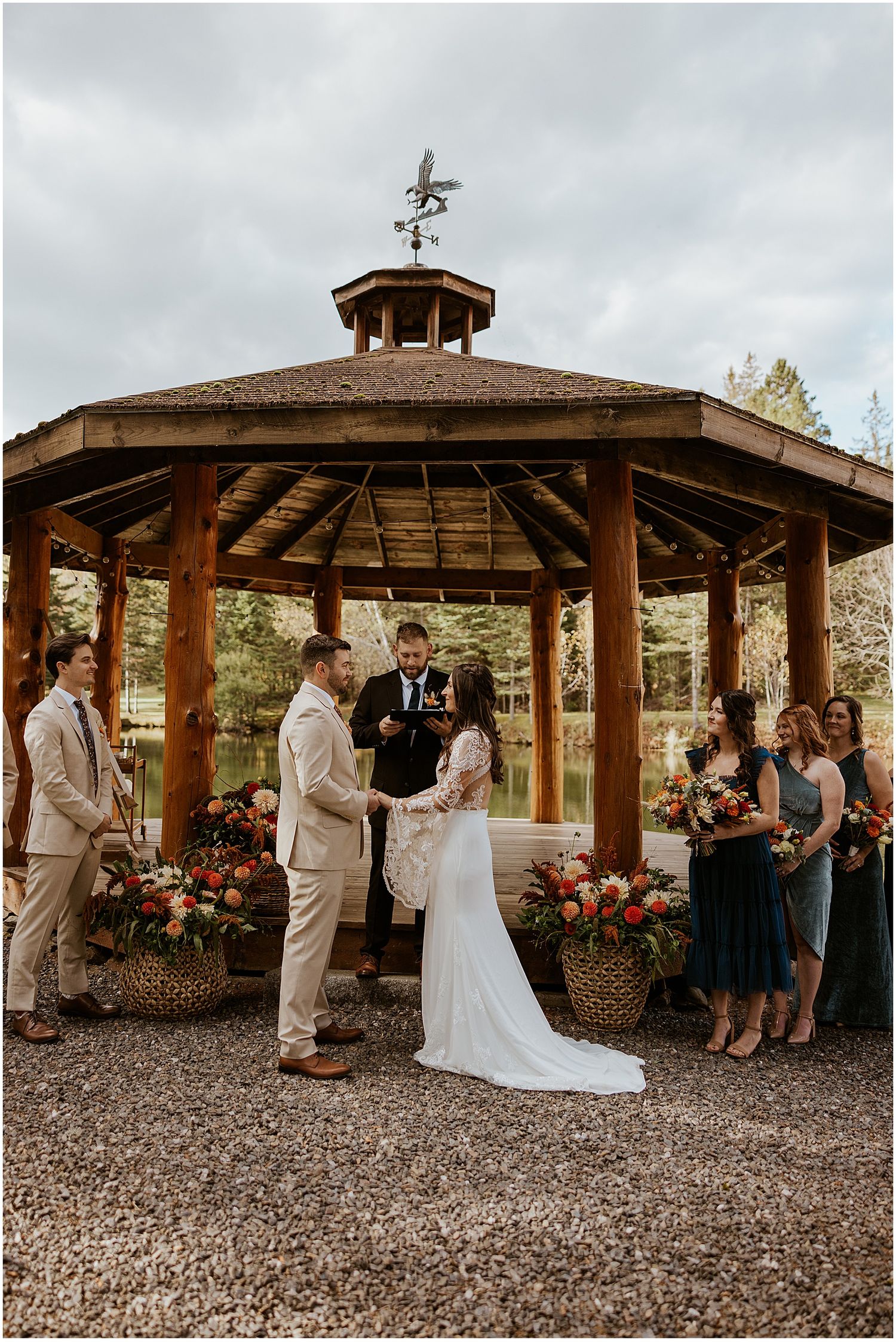 New Hampshire wedding ceremony Robin Easler Photography