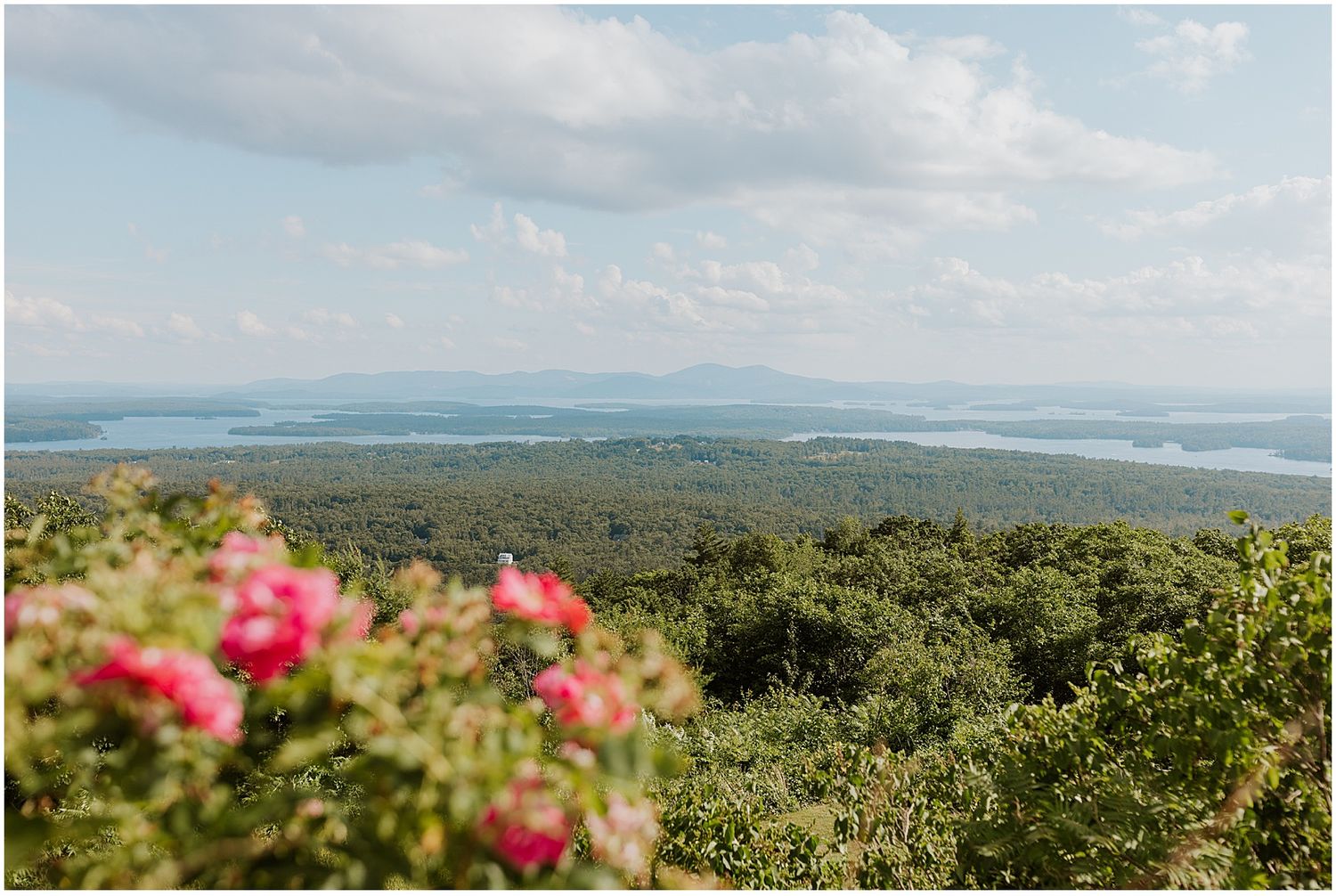 Castle in the Clouds summer wedding