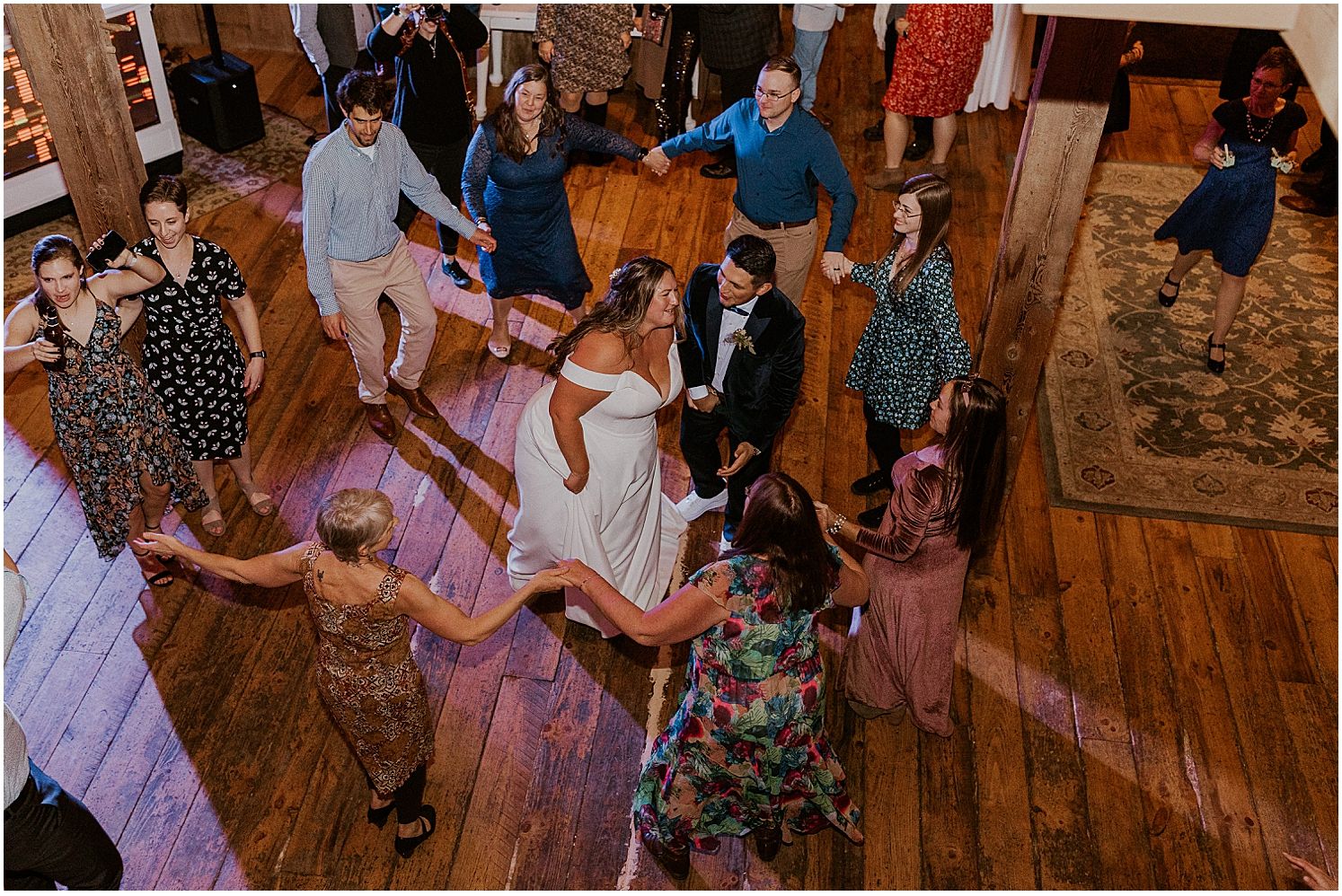 NH wedding reception at the Barn on the Pemi