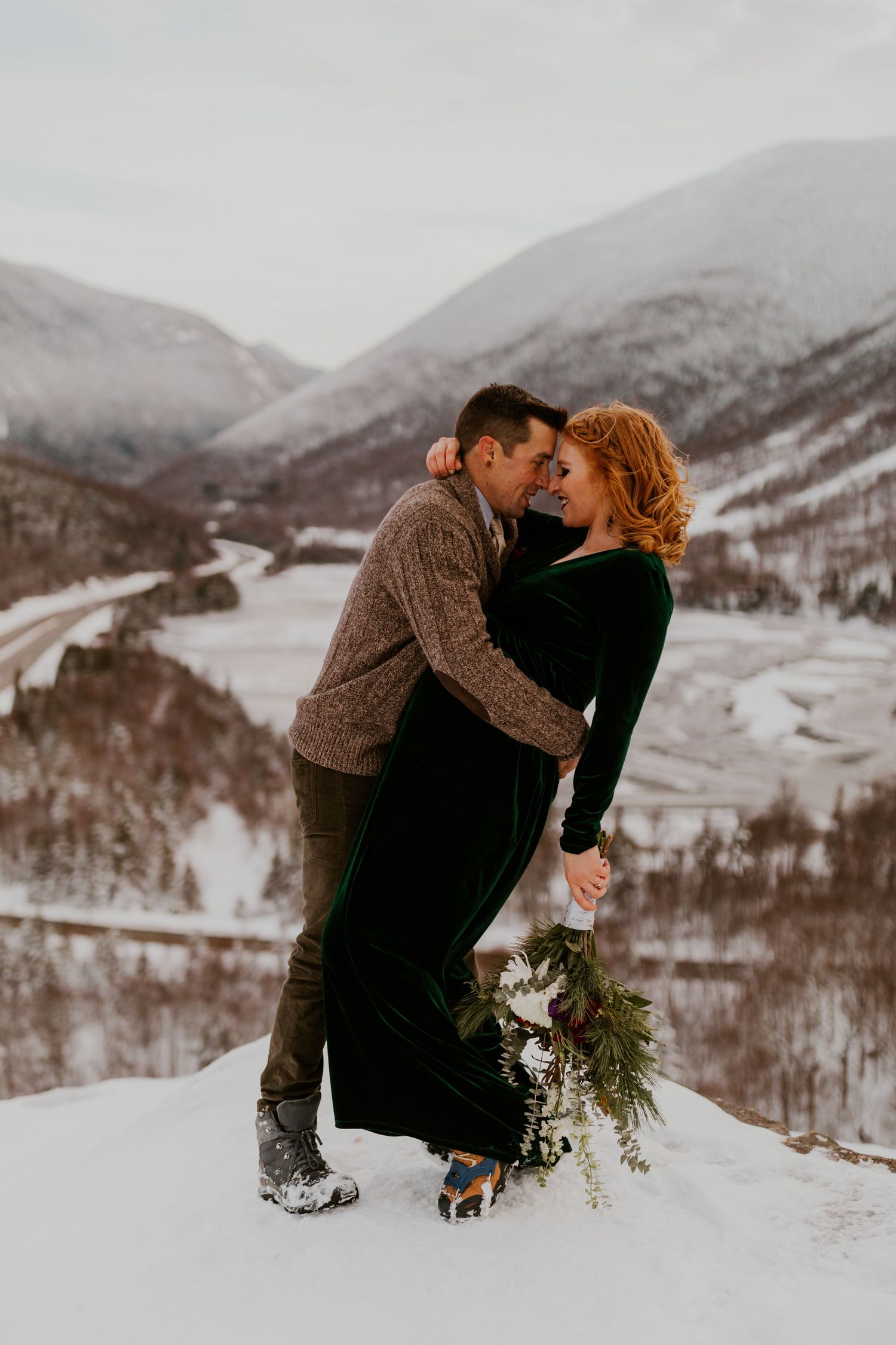 Franconia Notch State Park Elopement Photos