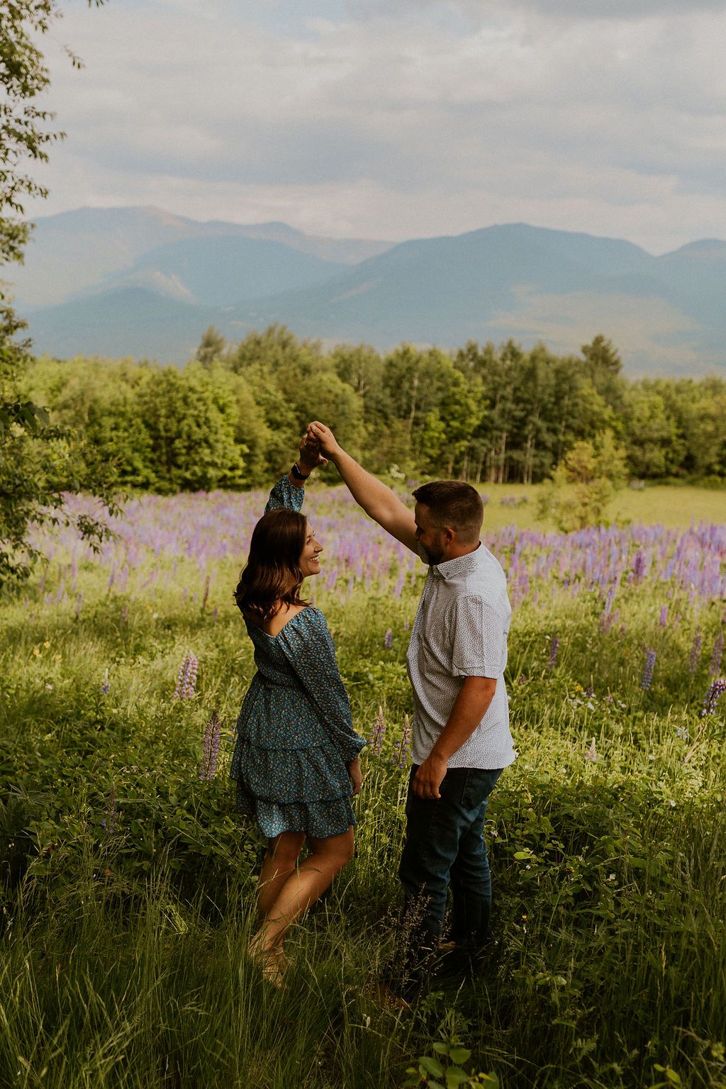 Sugar Hill NH Lupine fields photo session
