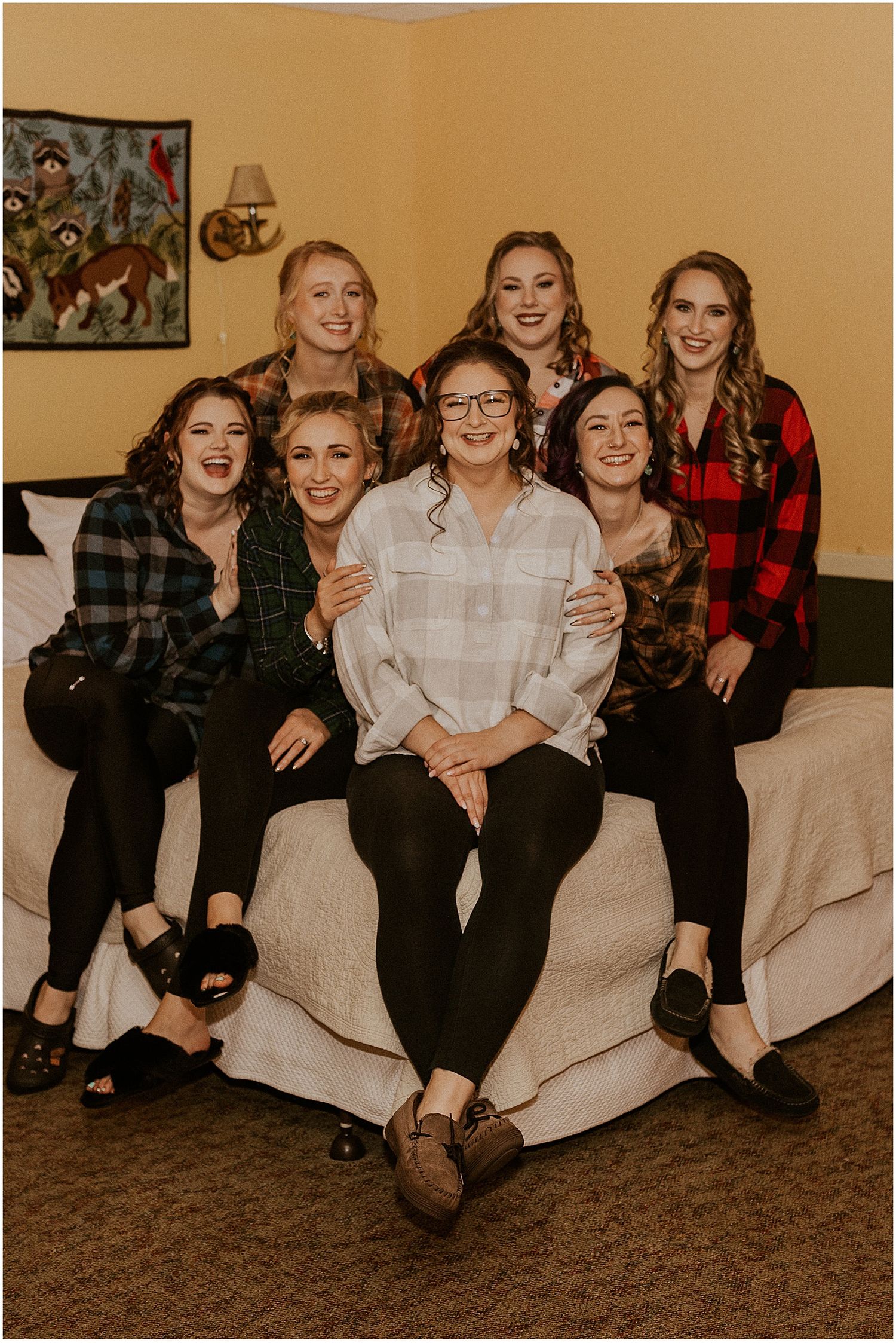 NH winter wedding photos