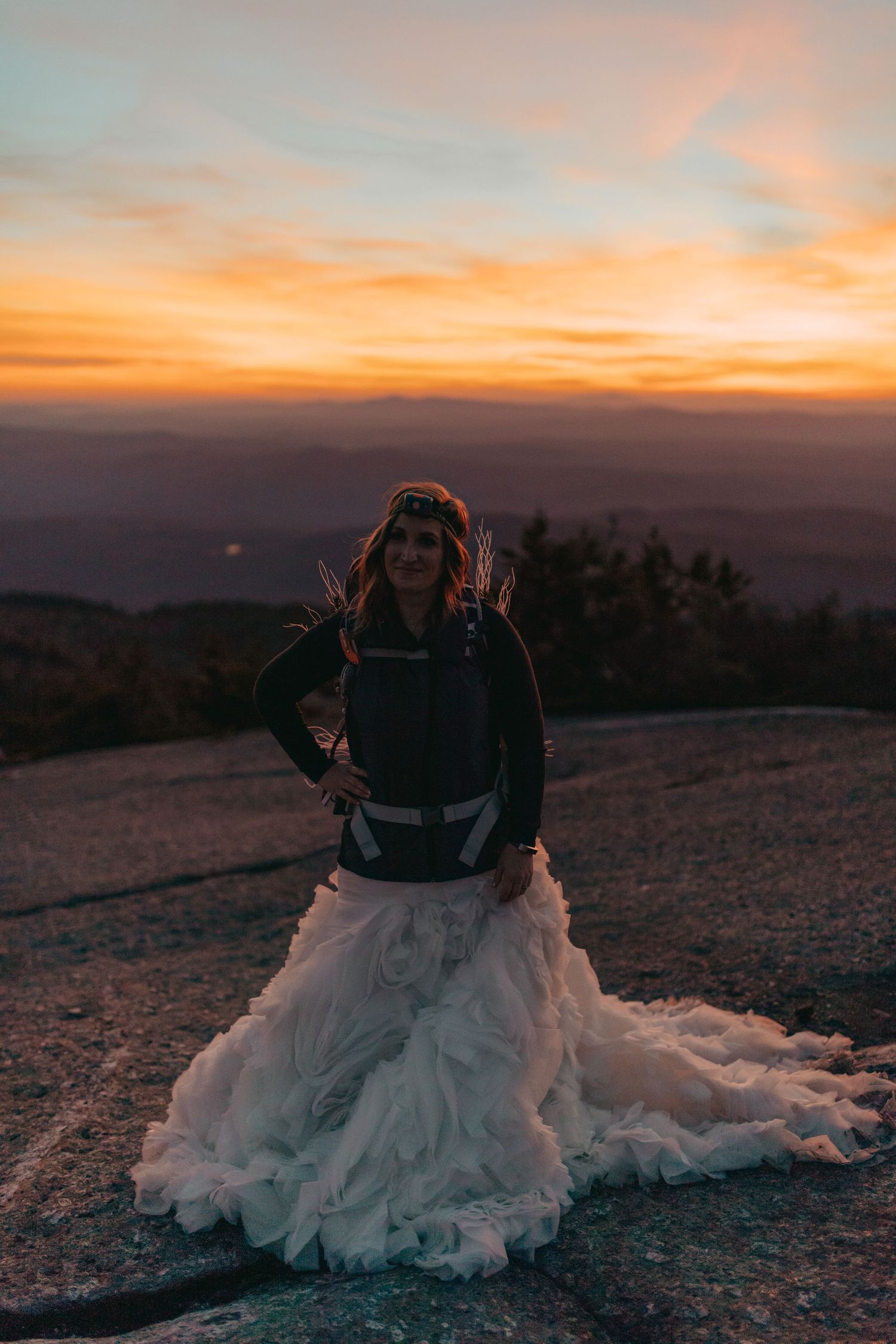 Sunset on Mount Cardigan, White Mountains New Hampshire
