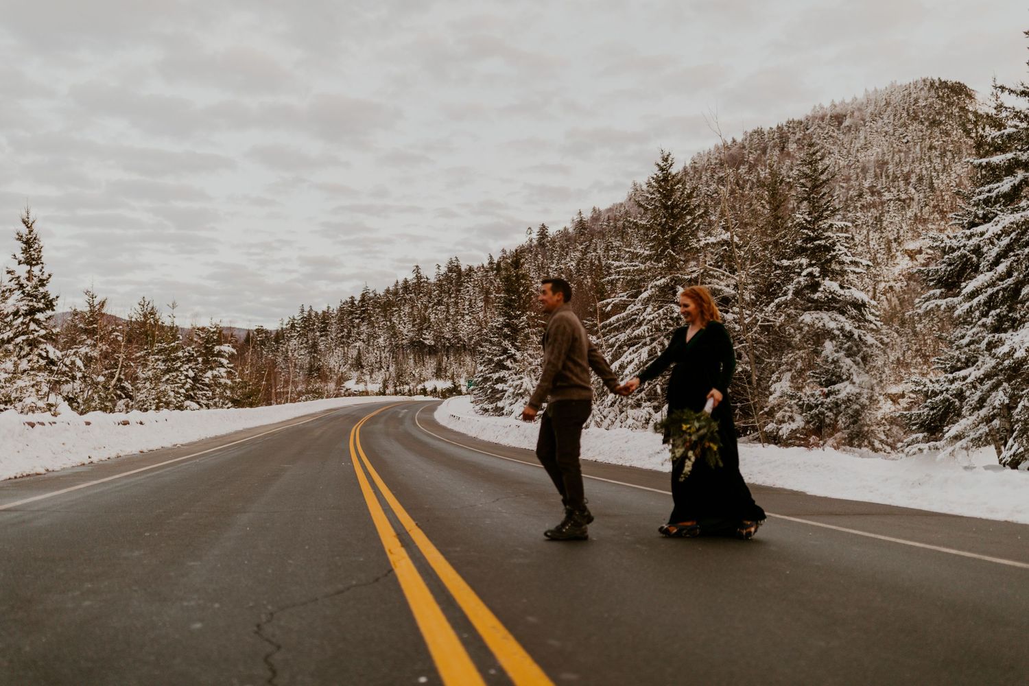 Franconia Notch State Park Elopement Photos