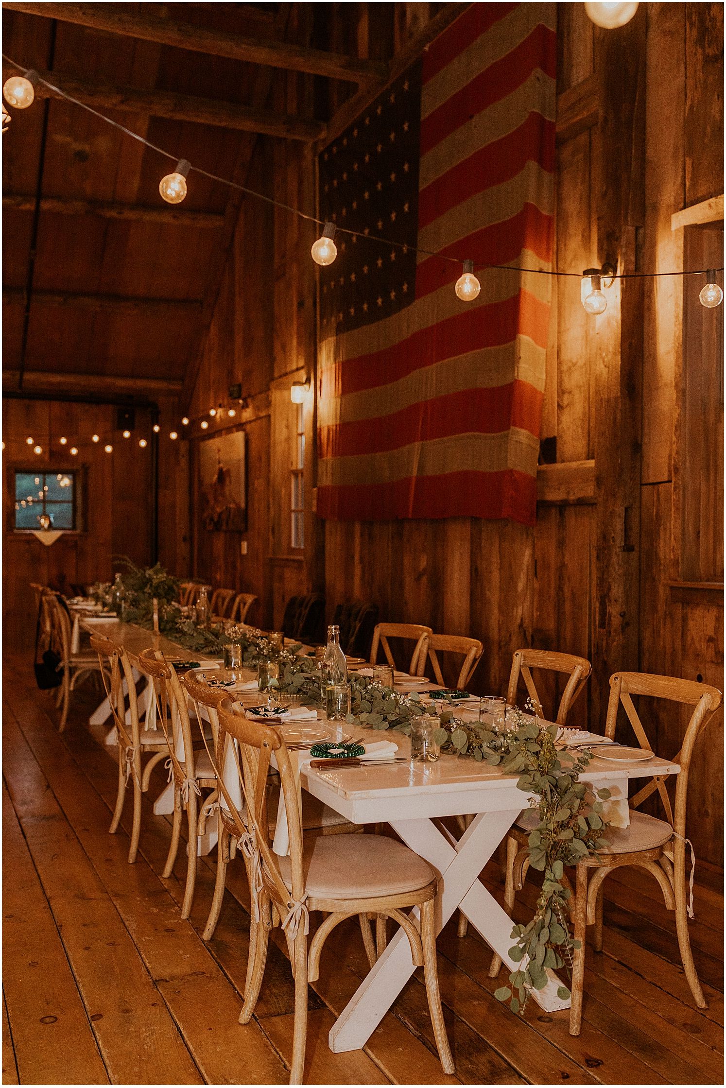 Wedding reception details at NH weddng