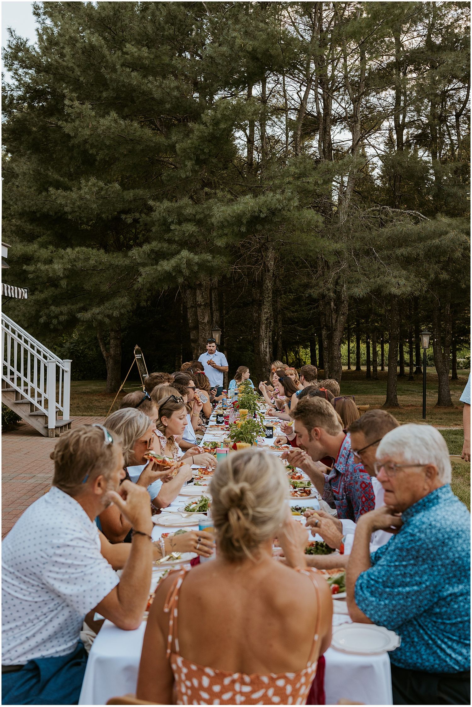Rehearsal dinner at the Winthrop Carter House in NH