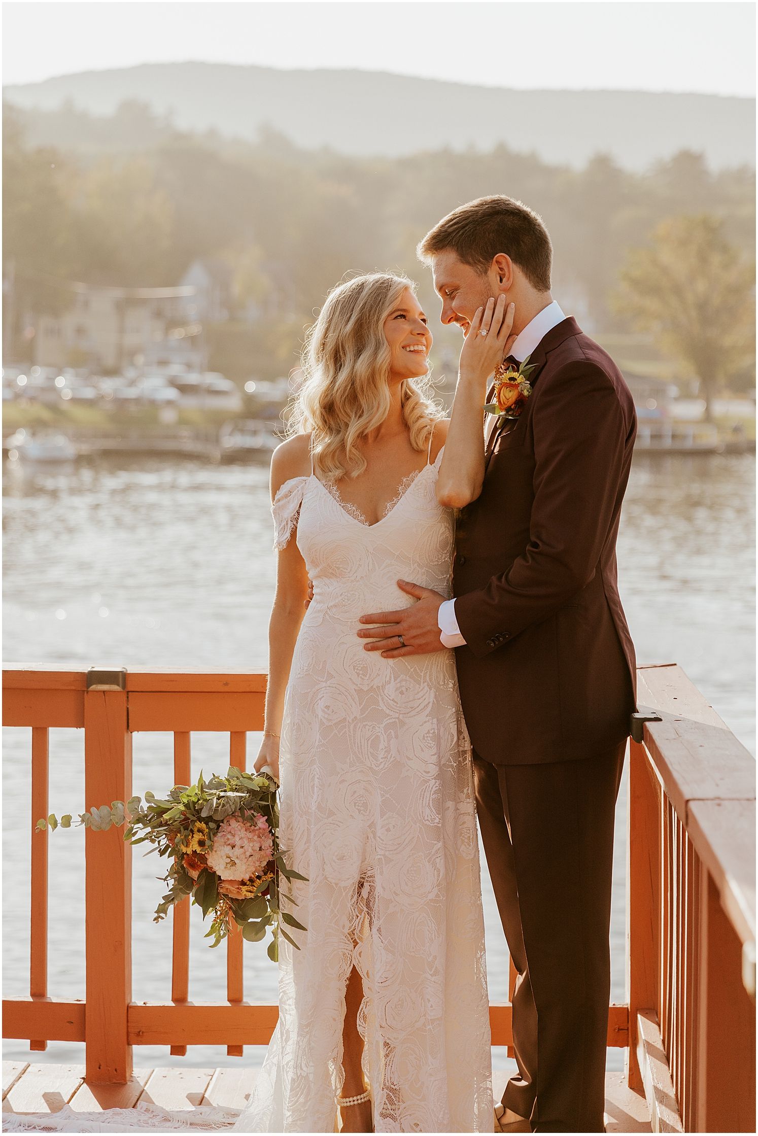 Wedding photos in Alton Bay NH