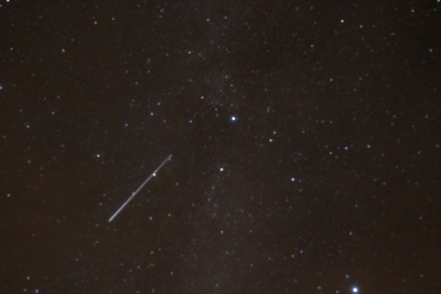 Shooting Star in Orange, New Hampshire after the elopement.