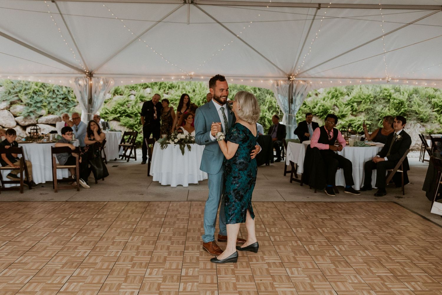 laid back lakeside wedding at Lake Shore Village Resort in Weare New Hampshire