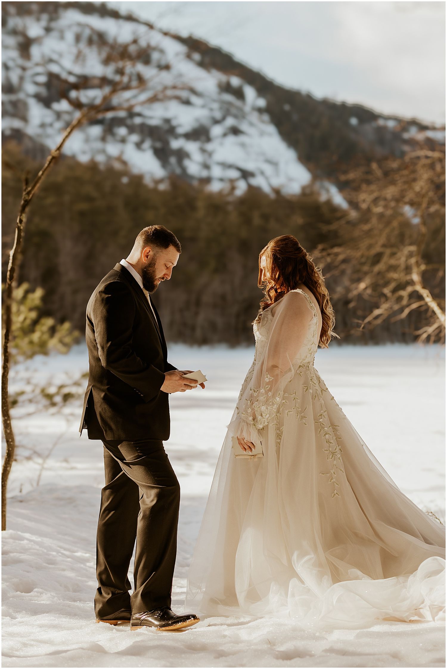 NH wedding Echo lake