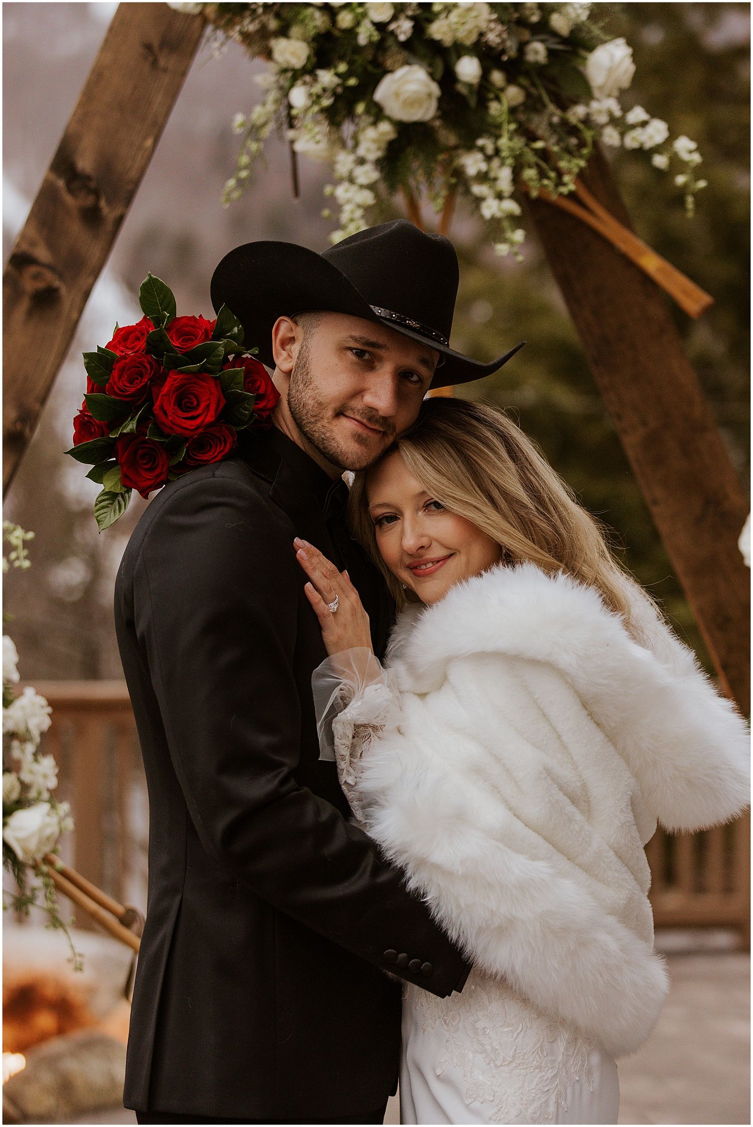 Winter wedding in Vermont