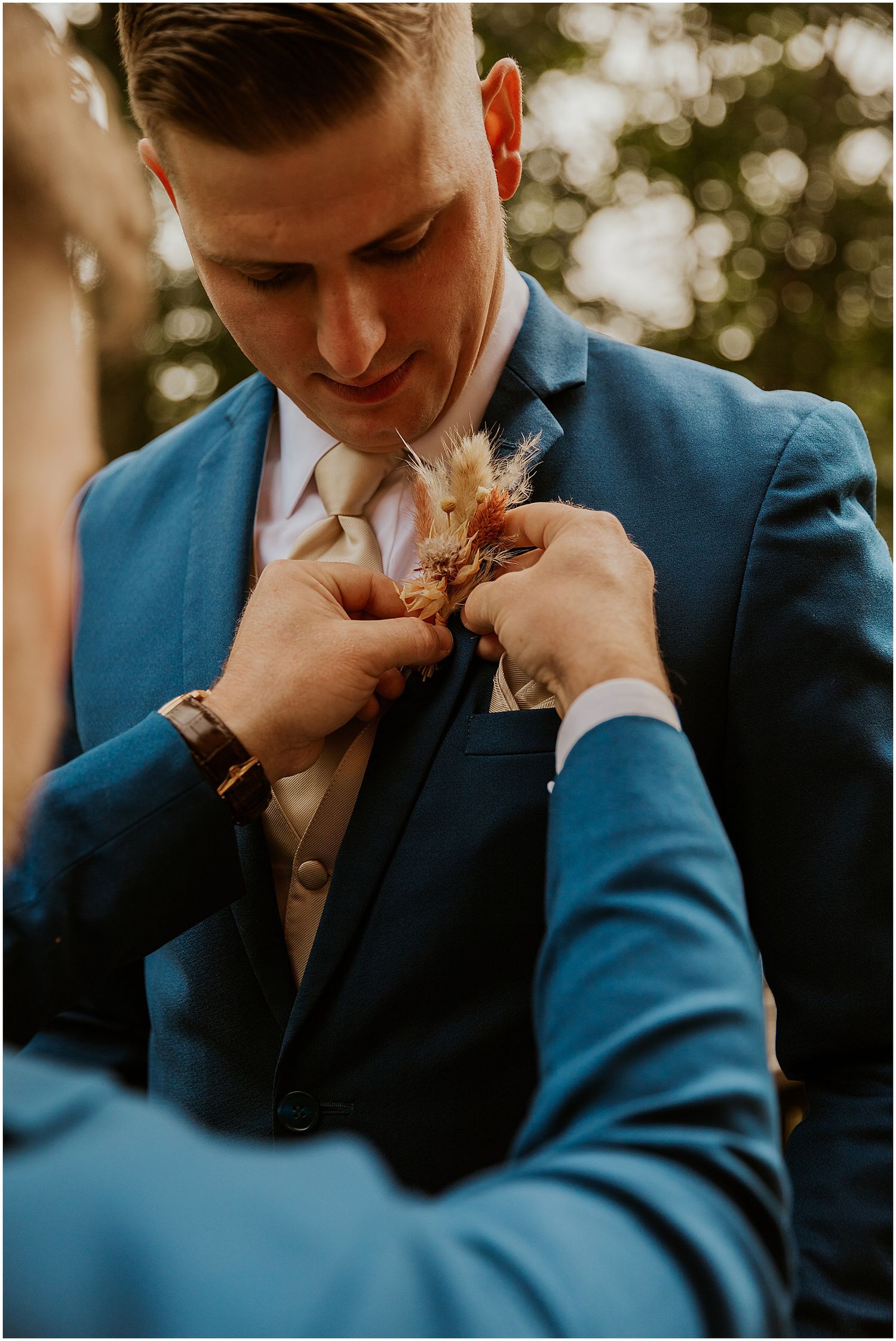NH wedding Groom