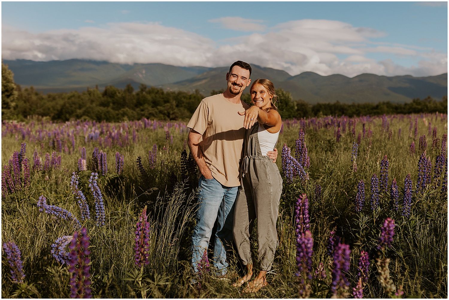 White Mountain engagement photos