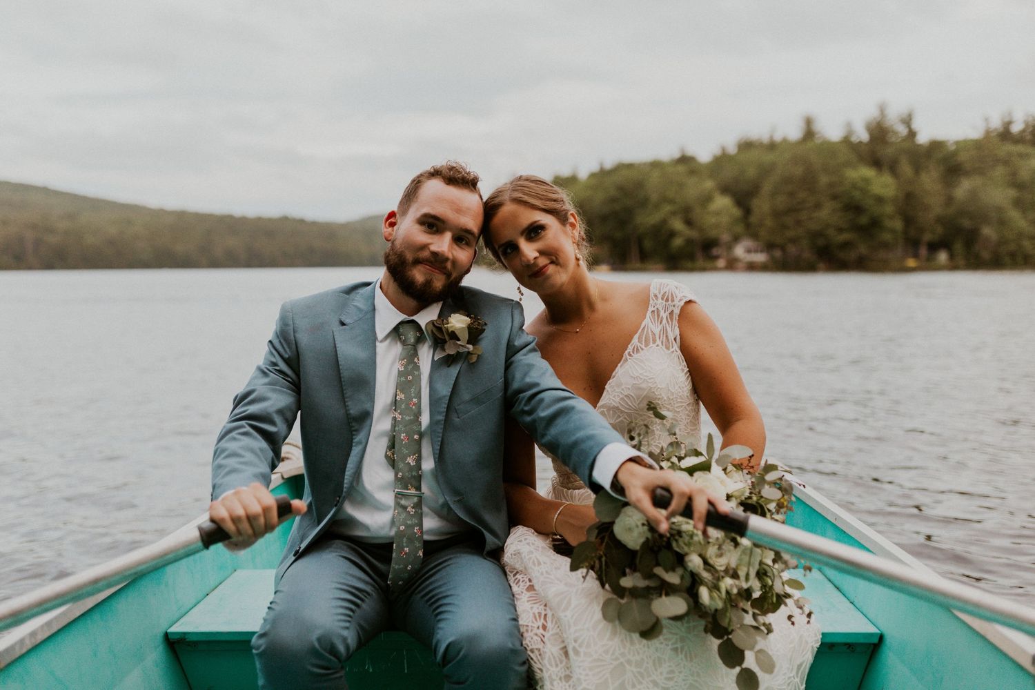 laid back lakeside wedding at Lake Shore Village Resort in Weare New Hampshire