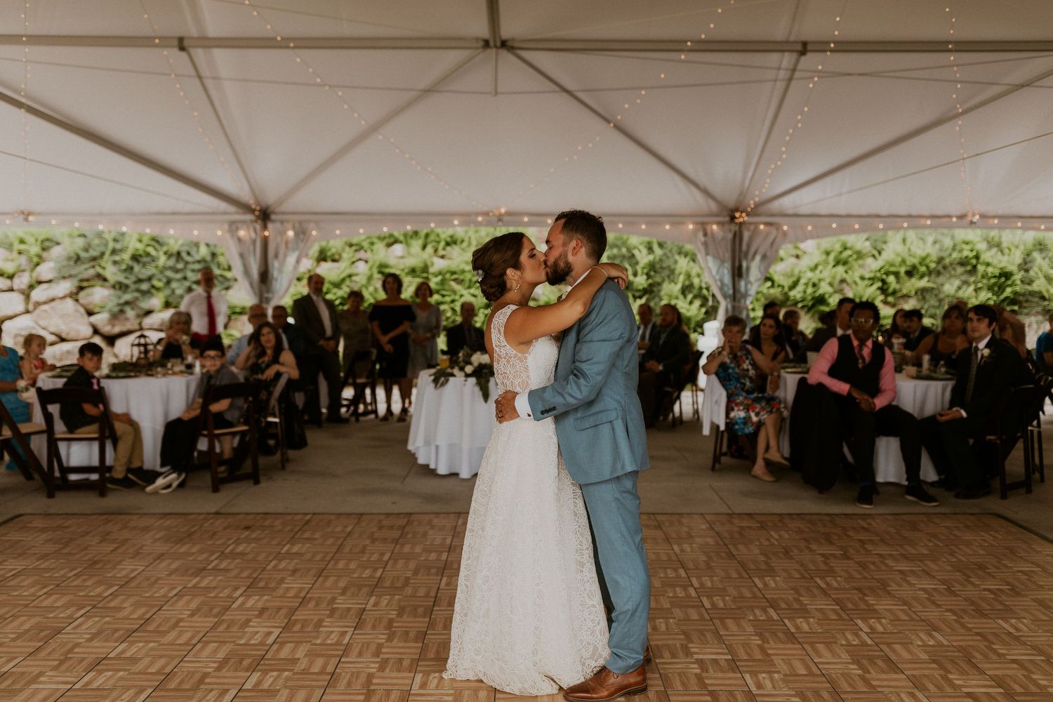 laid back lakeside wedding at Lake Shore Village Resort in Weare New Hampshire