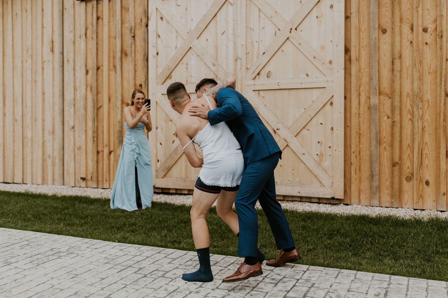 Early summer wedding at the Barn at Bull Meadow in Concord New Hampshire