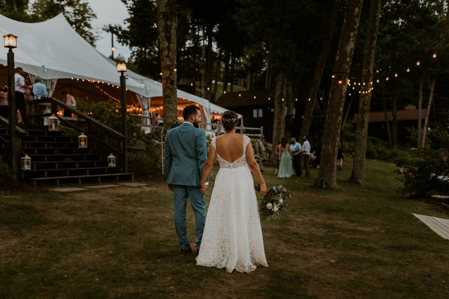 laid back lakeside wedding at Lake Shore Village Resort in Weare New Hampshire