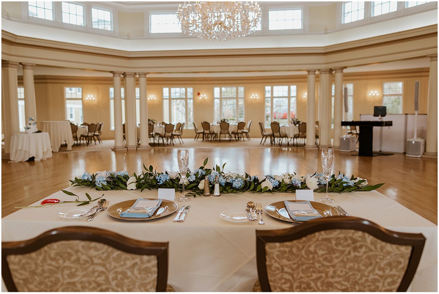 Wedding reception at White Mountain wedding venue Mountain View Grand