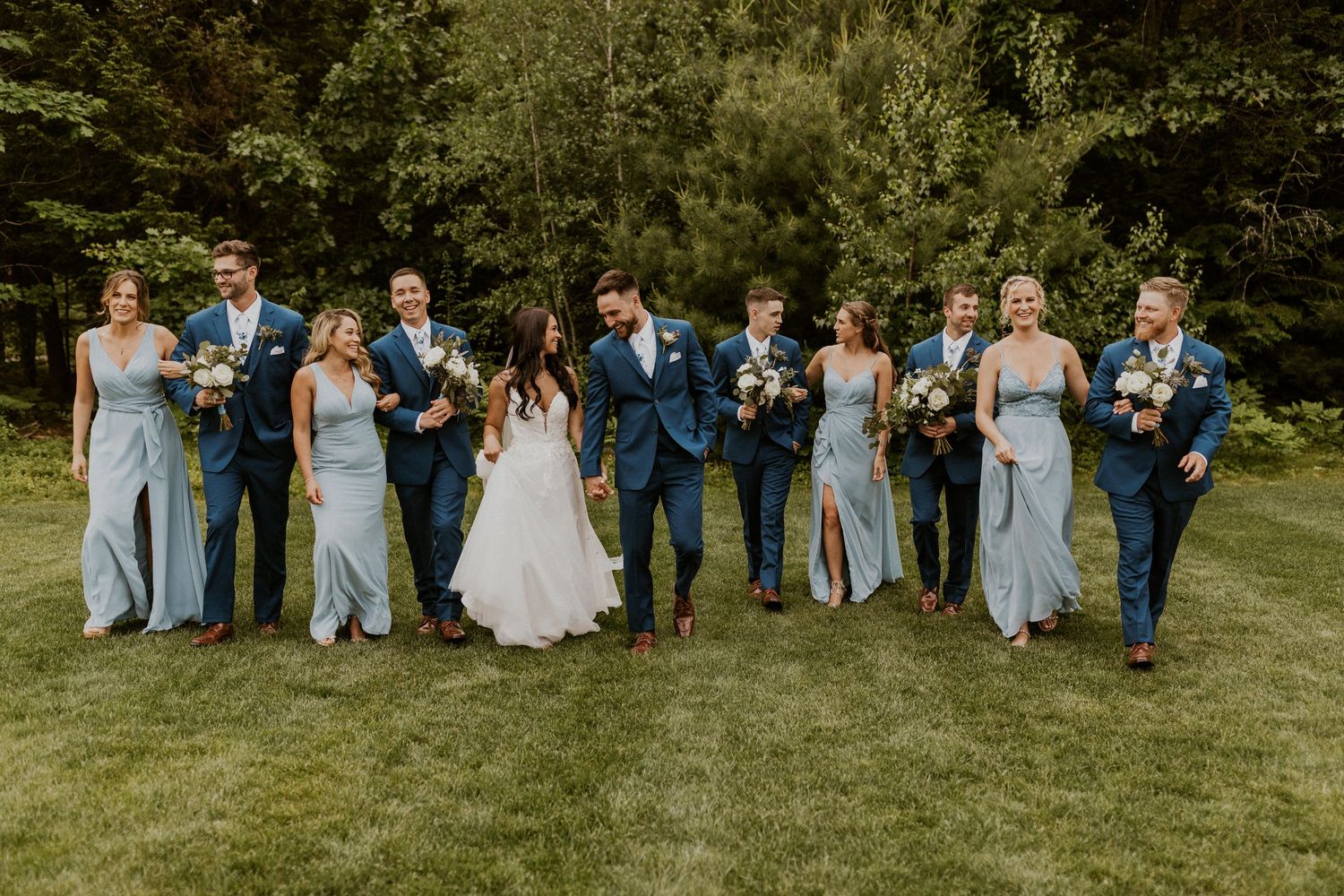 Early summer wedding at the Barn at Bull Meadow in Concord New Hampshire
