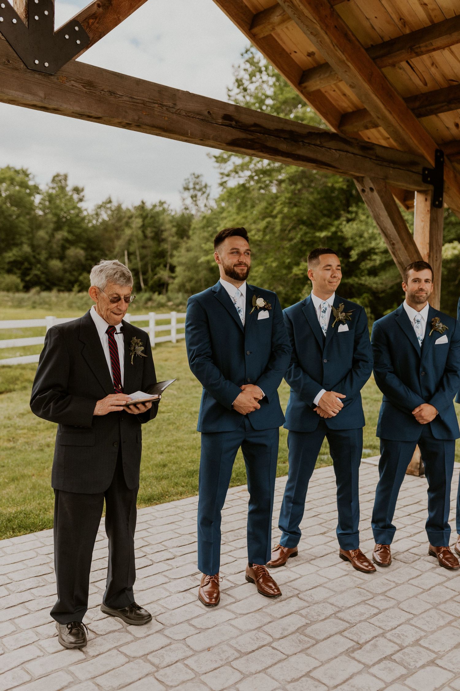 Early summer wedding at the Barn at Bull Meadow in Concord New Hampshire