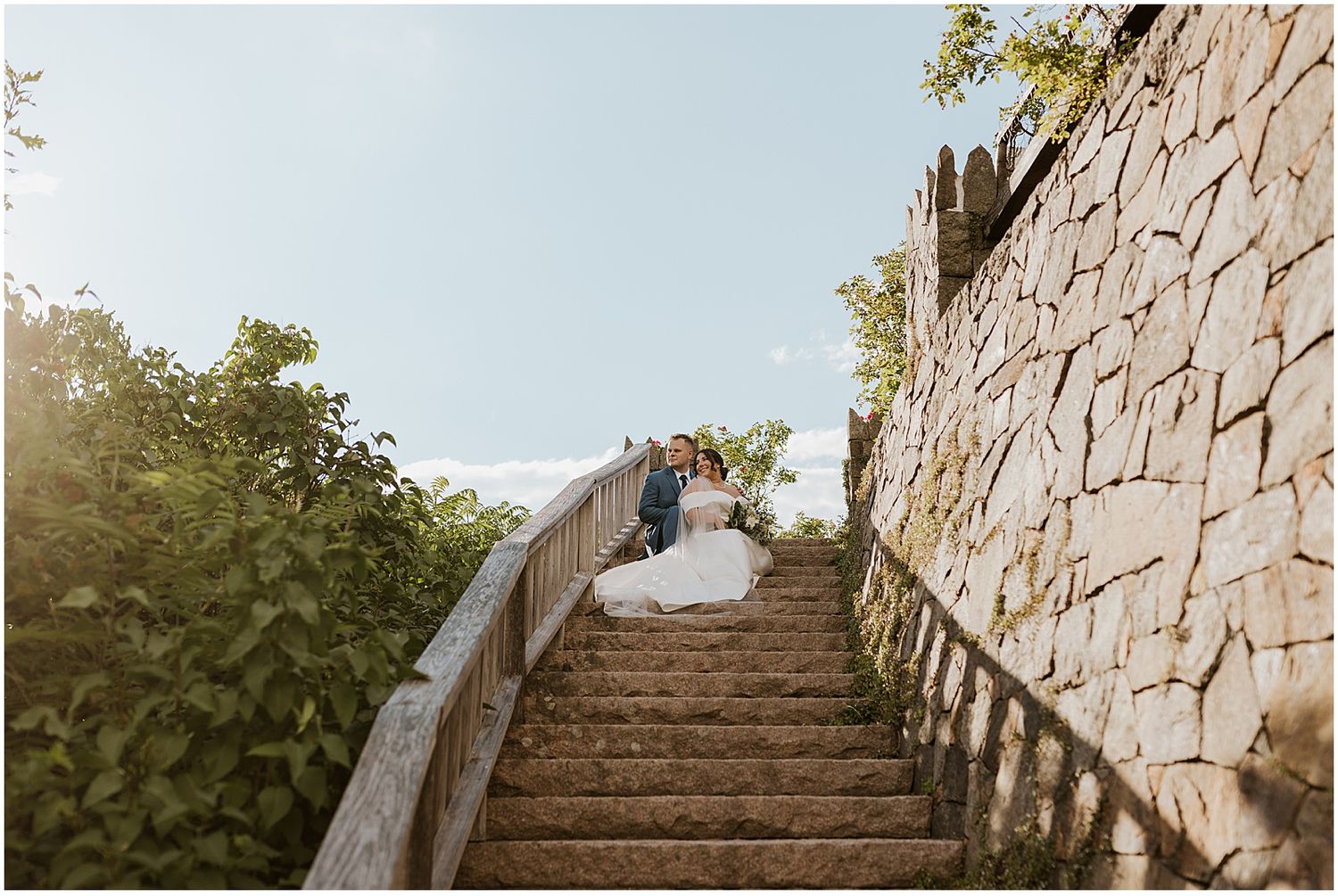 NH wedding at Castle in the Clouds - Robin Easler Photography
