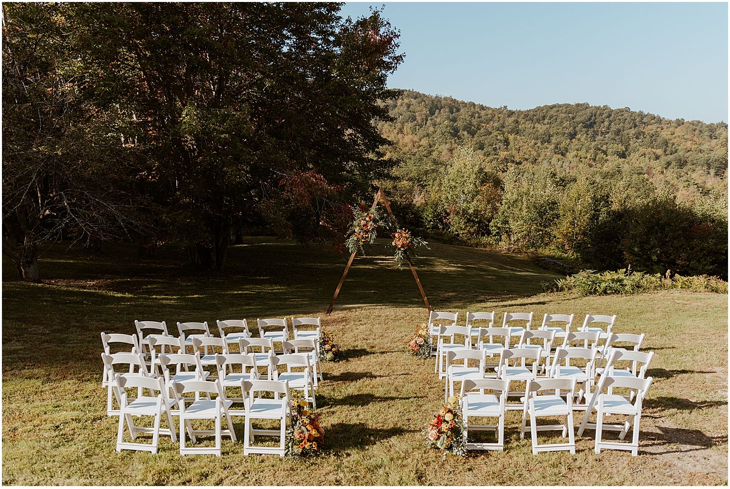 NH micro wedding ceremony