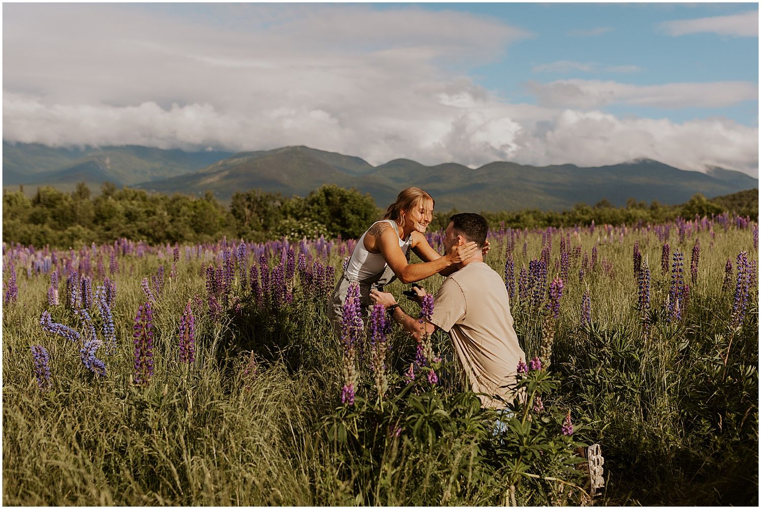 Wildflower proposal photos in NH
