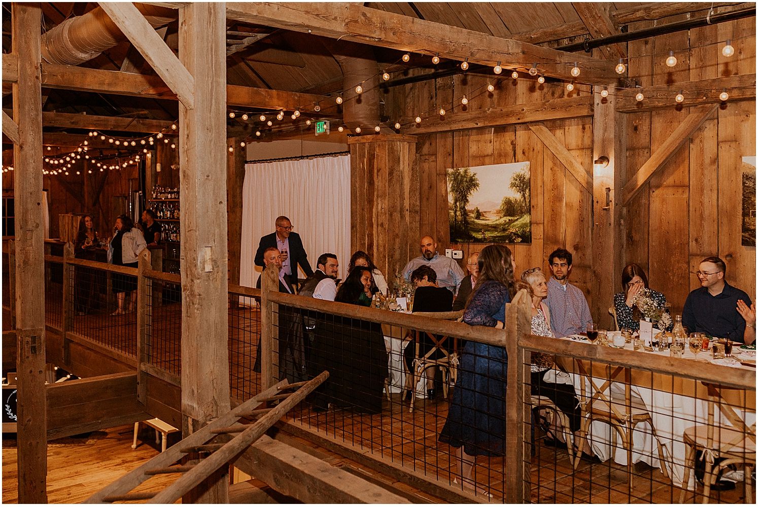 New England barn wedding