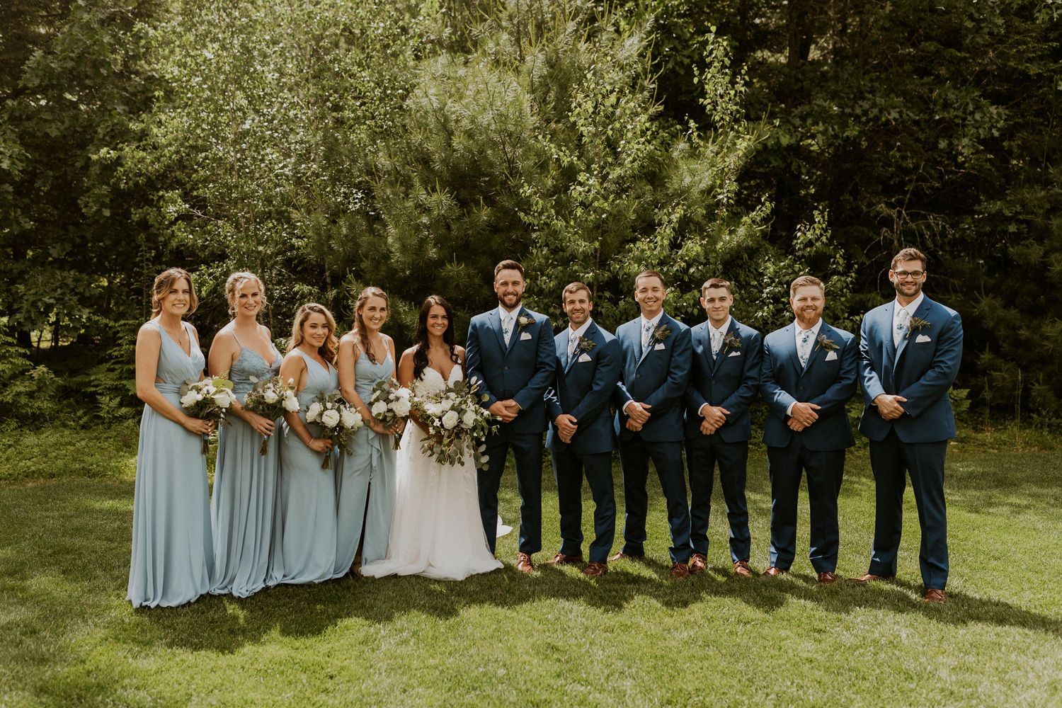 Early summer wedding at the Barn at Bull Meadow in Concord New Hampshire