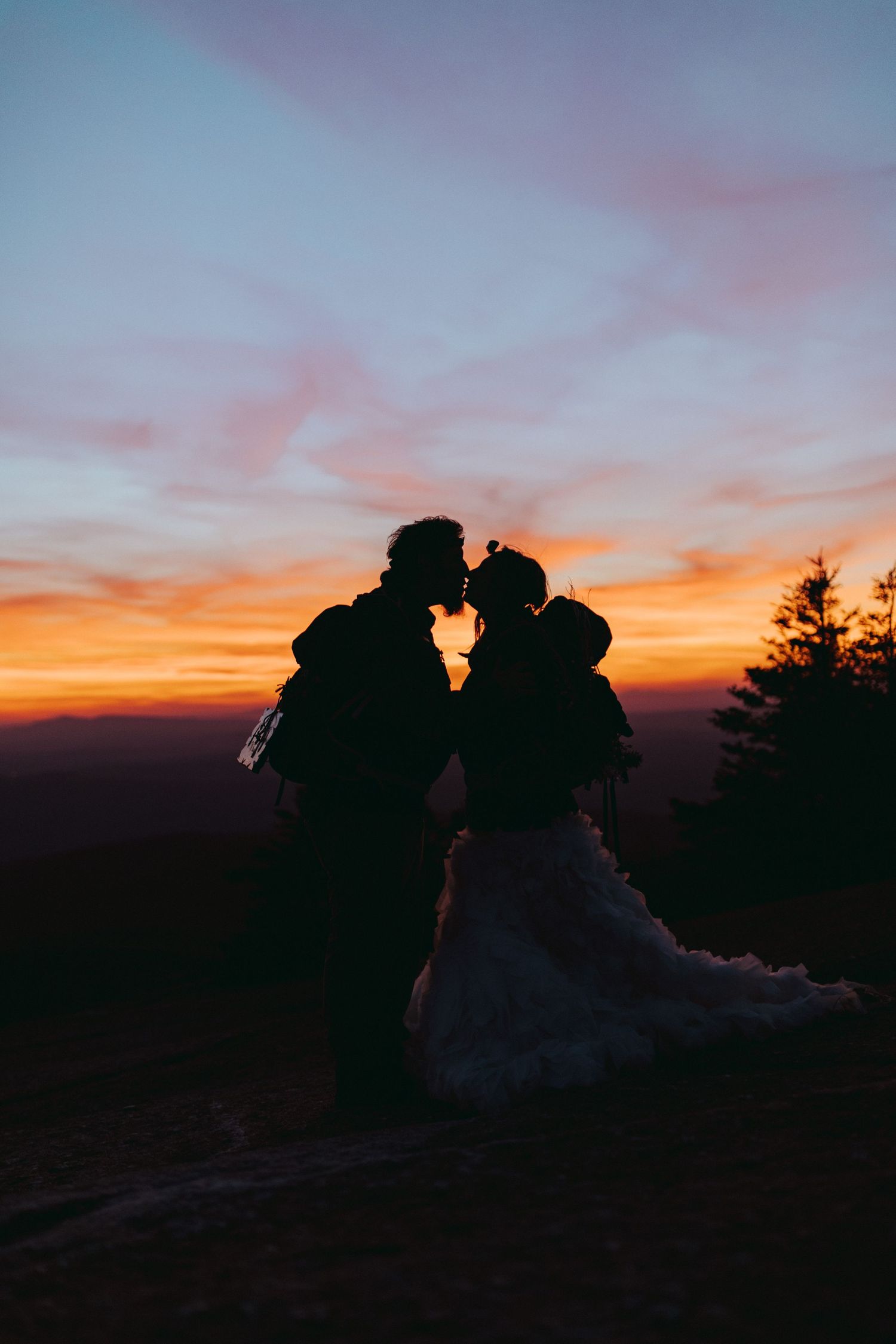 Sunset on Mount Cardigan, White Mountains New Hampshire