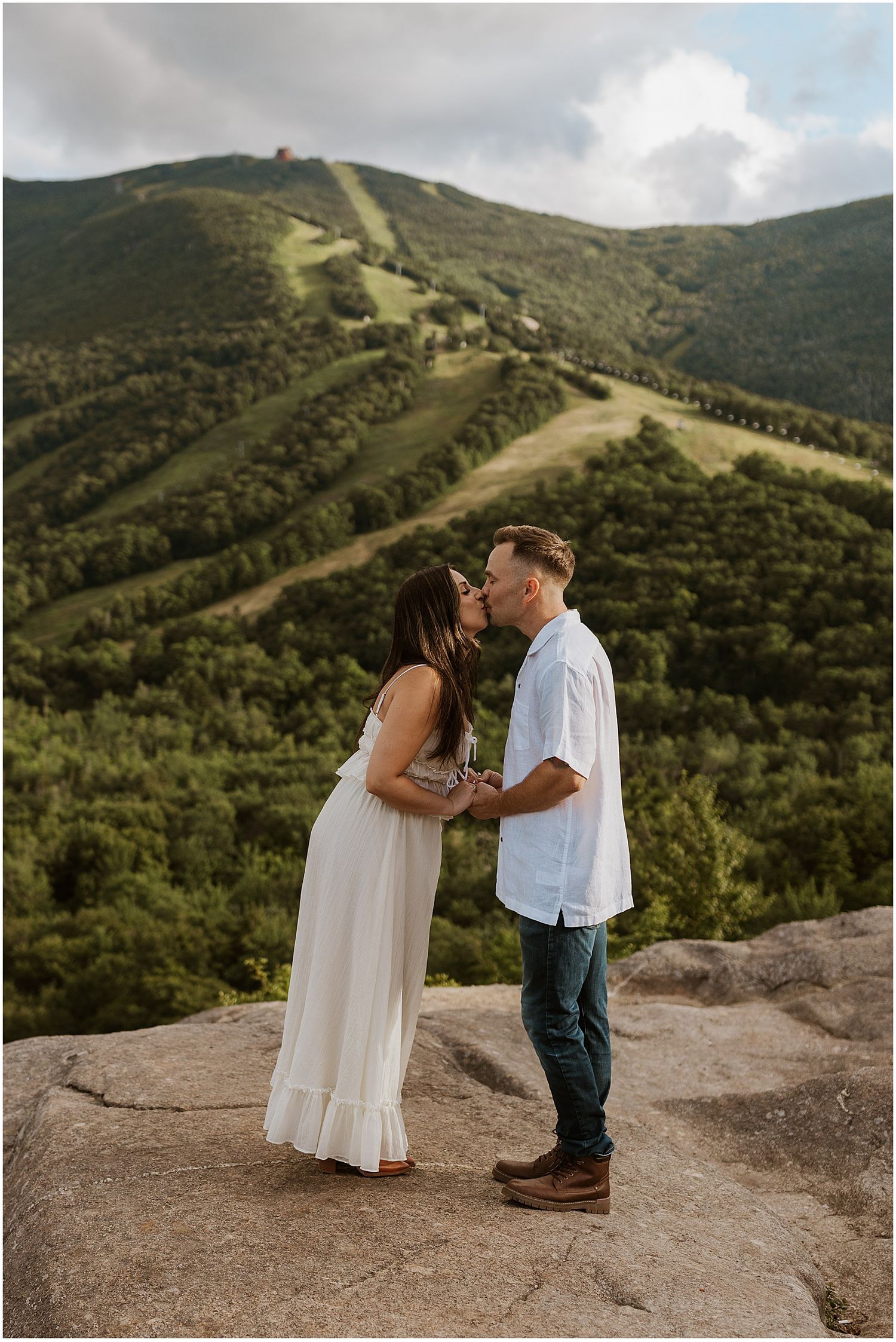 Artist Bluff mountain engagement photos