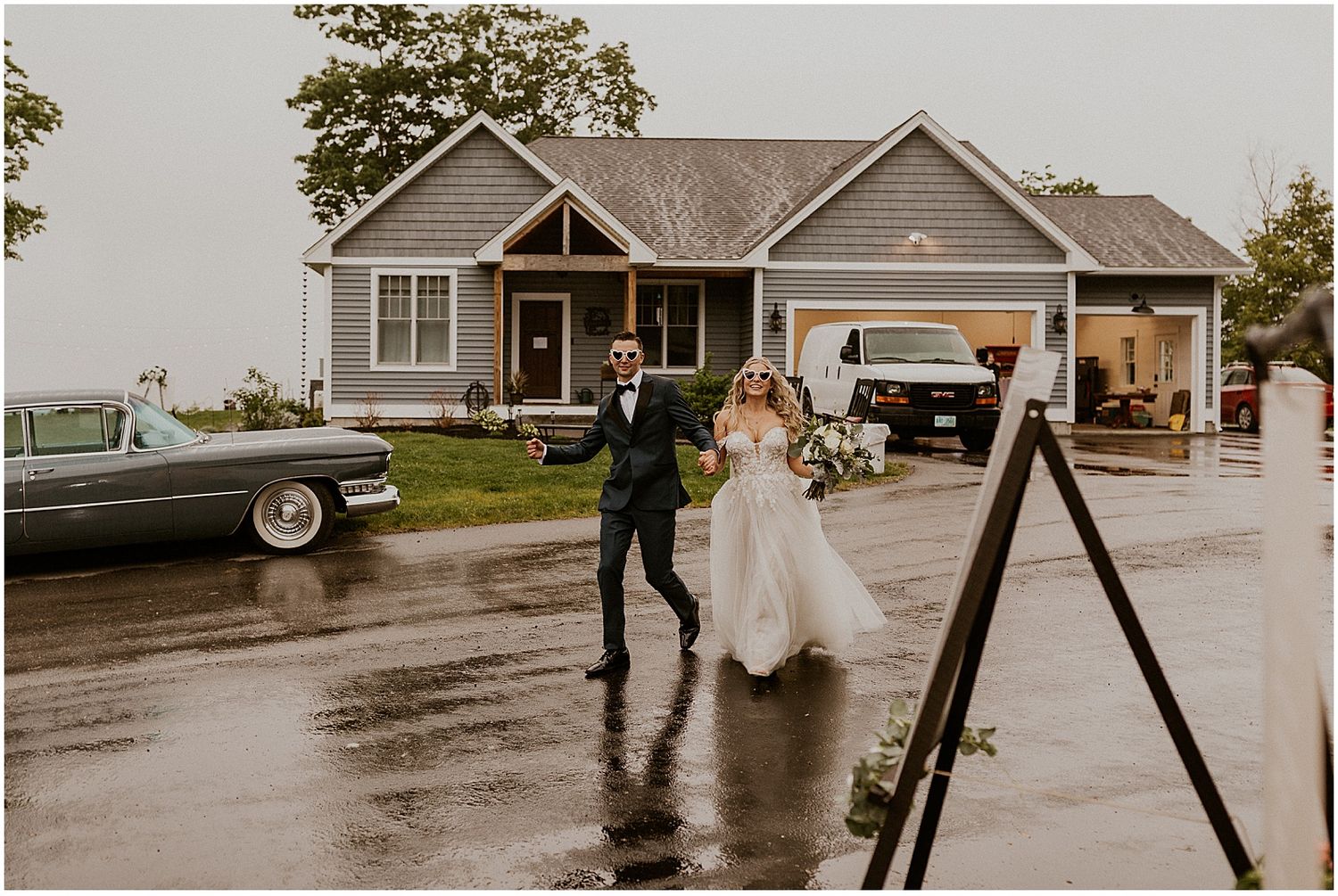 NH backyard wedding by Robin Easler Photography