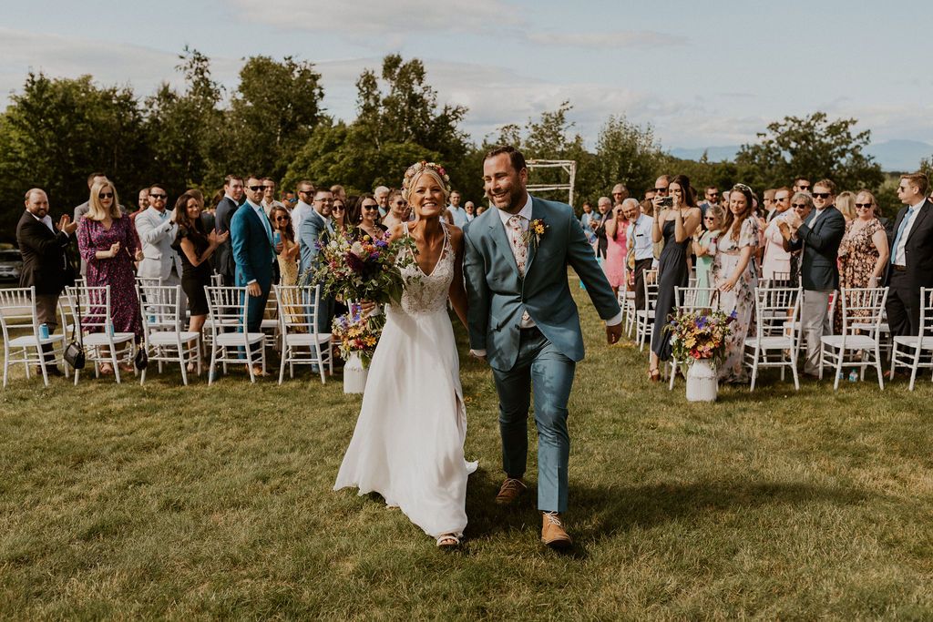 Gilford NH Lakes Region wedding ceremony