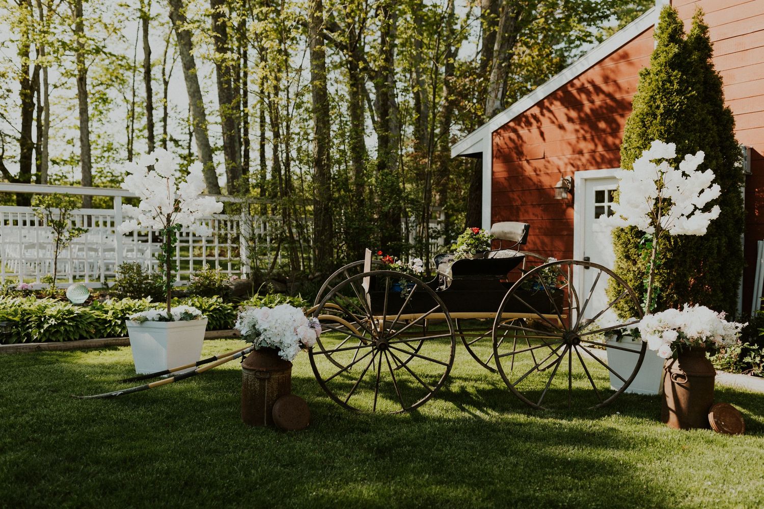 Scenery at the beautiful Arabella Estate in Buxton, Maine.