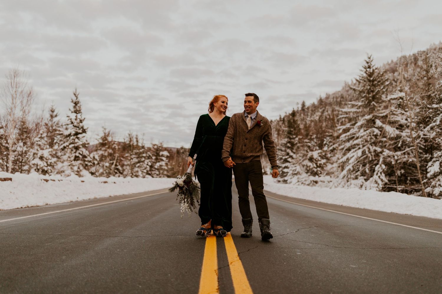 Franconia Notch State Park Elopement Photos