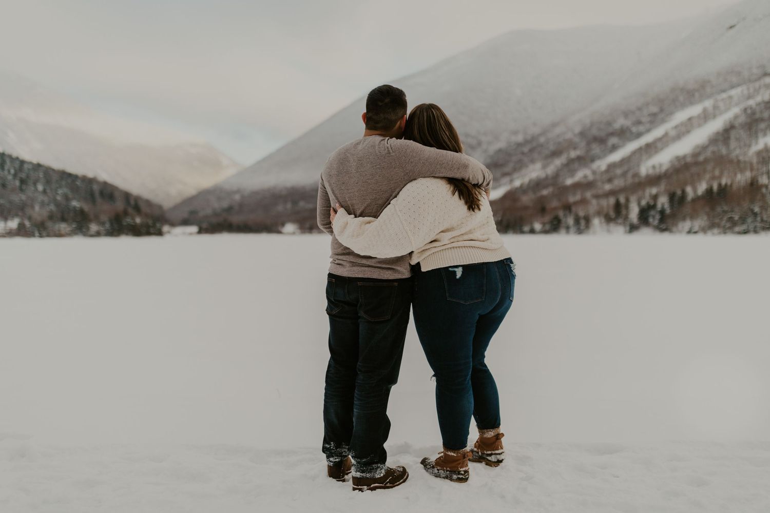 Franconia Notch State Park, Engagement Photographer, White Mountain Photographer, New Hampshire Adventure Photographer