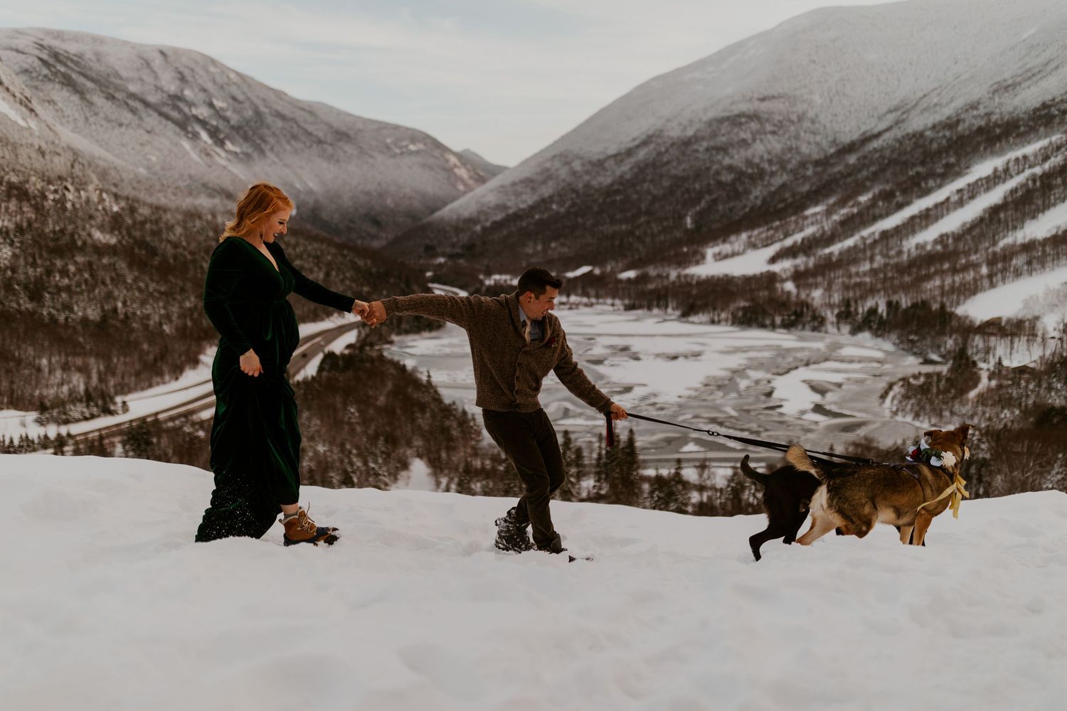 Franconia Notch State Park Elopement Photos
