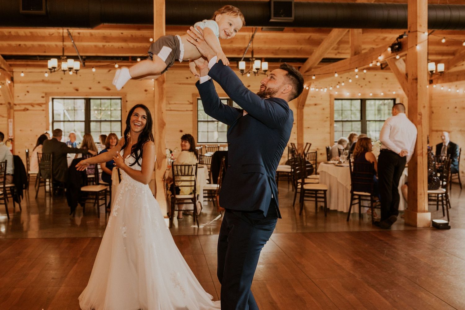 Early summer wedding at the Barn at Bull Meadow in Concord New Hampshire