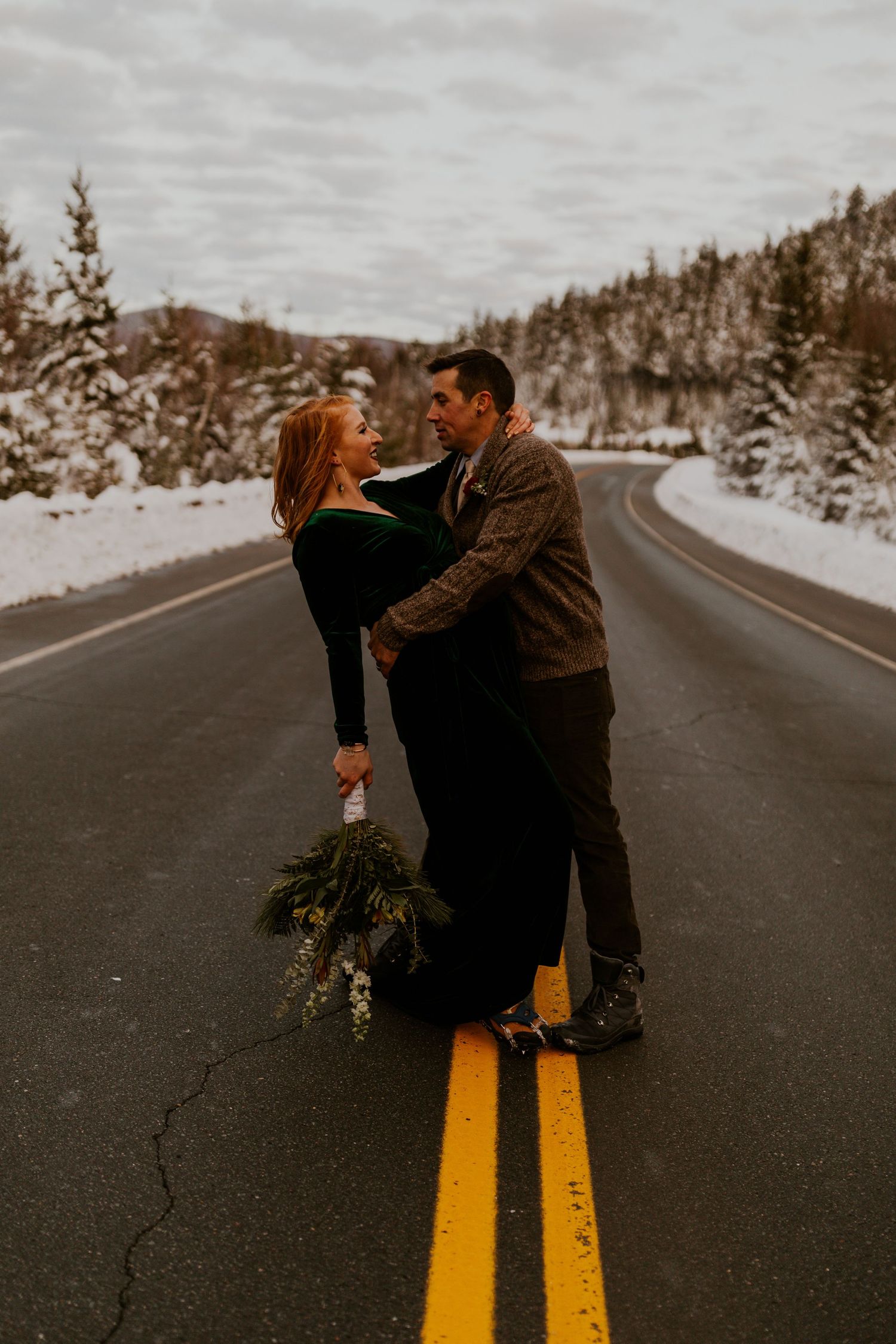 Franconia Notch State Park Elopement Photos
