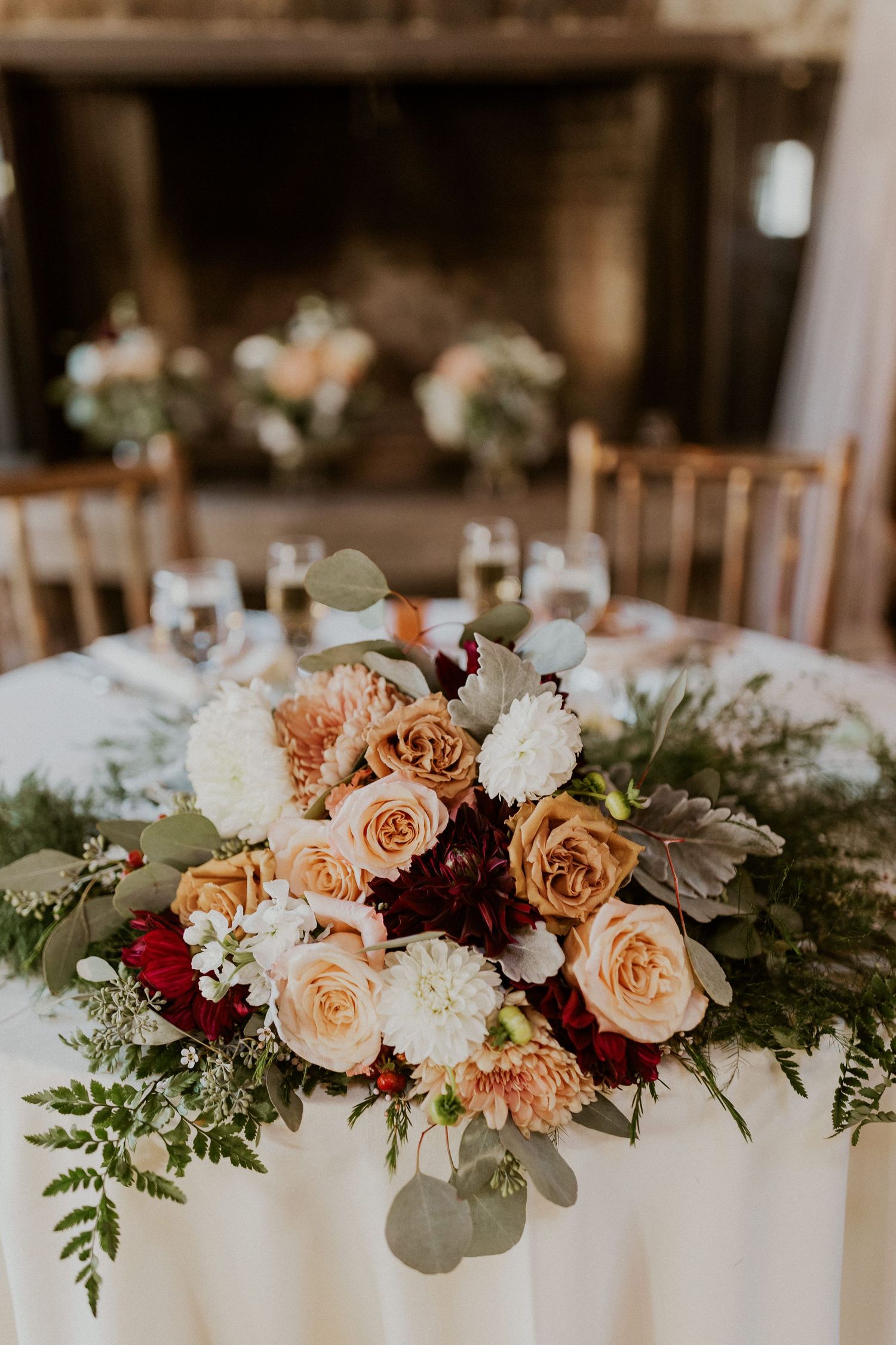 Wedding reception in the Octagon Lodge at Loon Mountain.