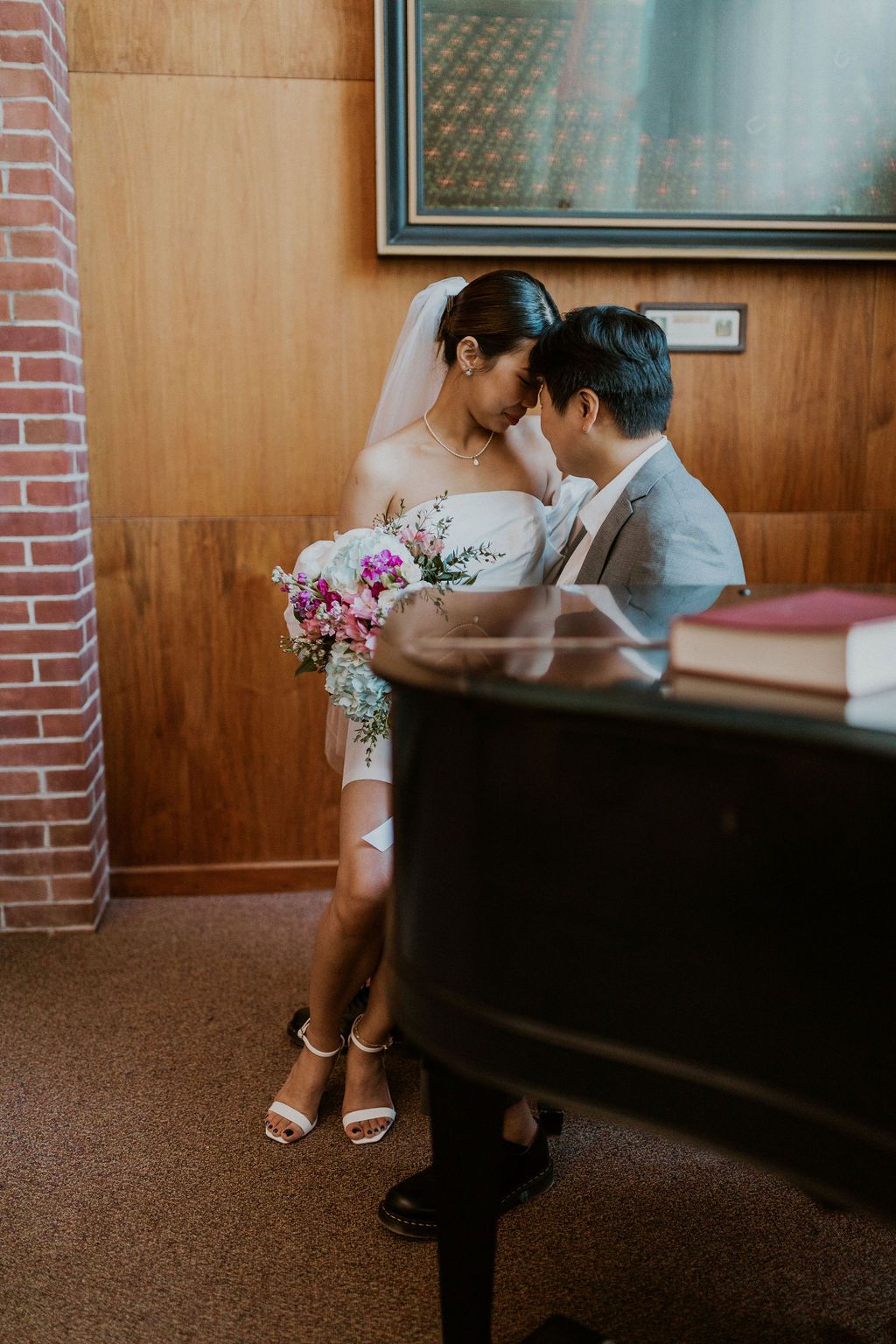 Romantic elopement photos NH