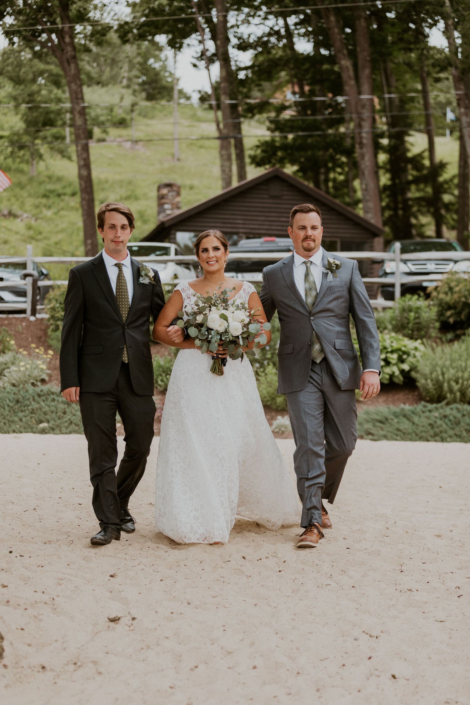 laid back lakeside wedding at Lake Shore Village Resort in Weare New Hampshire
