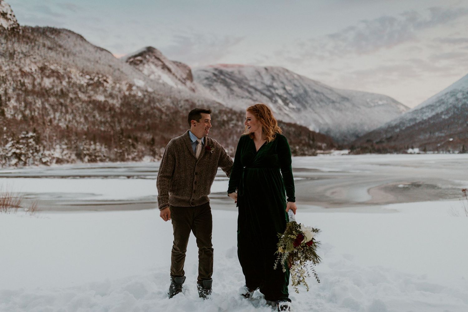 Franconia Notch State Park Elopement Photos