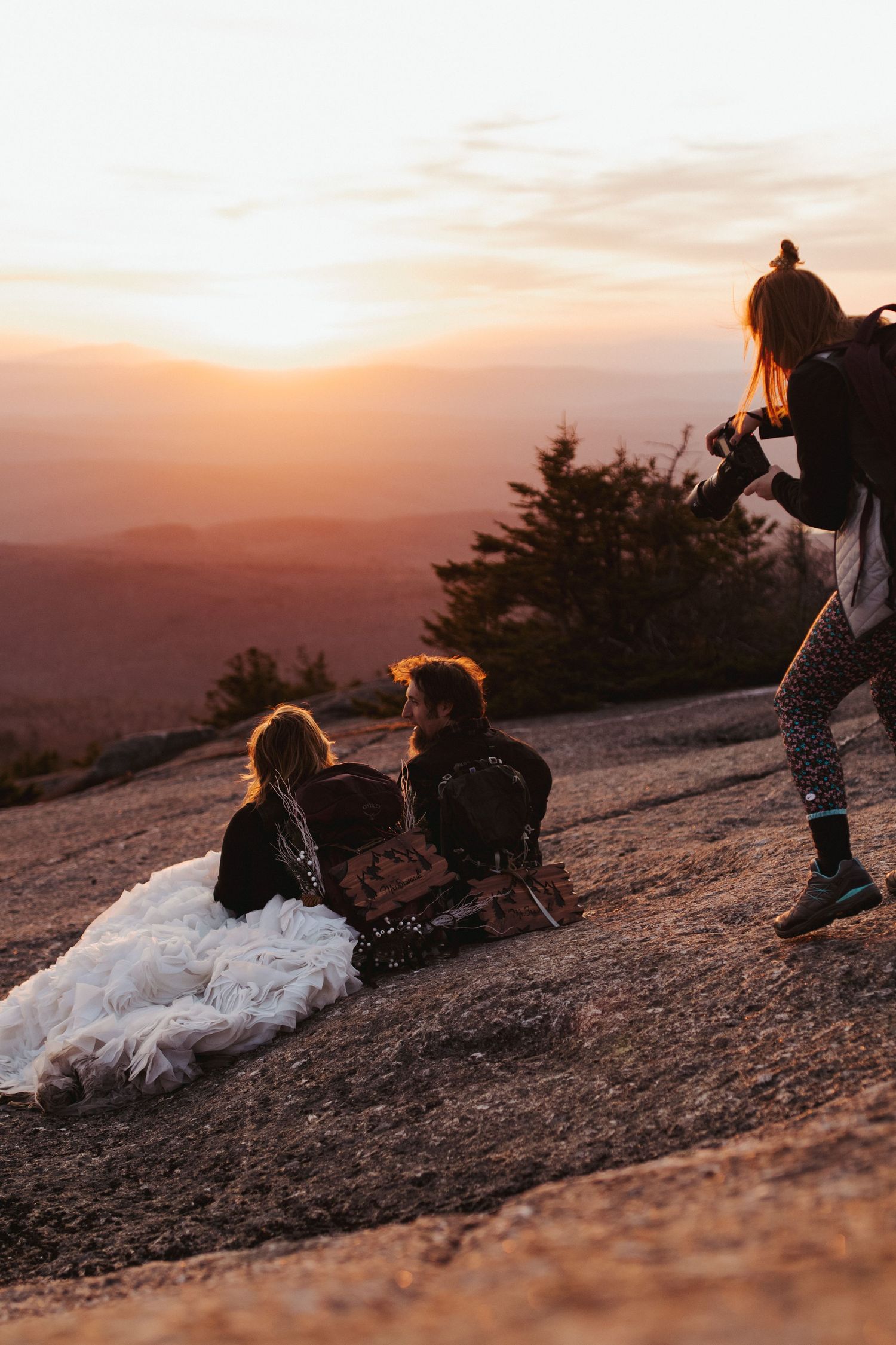 Sunset on Mount Cardigan, White Mountains New Hampshire