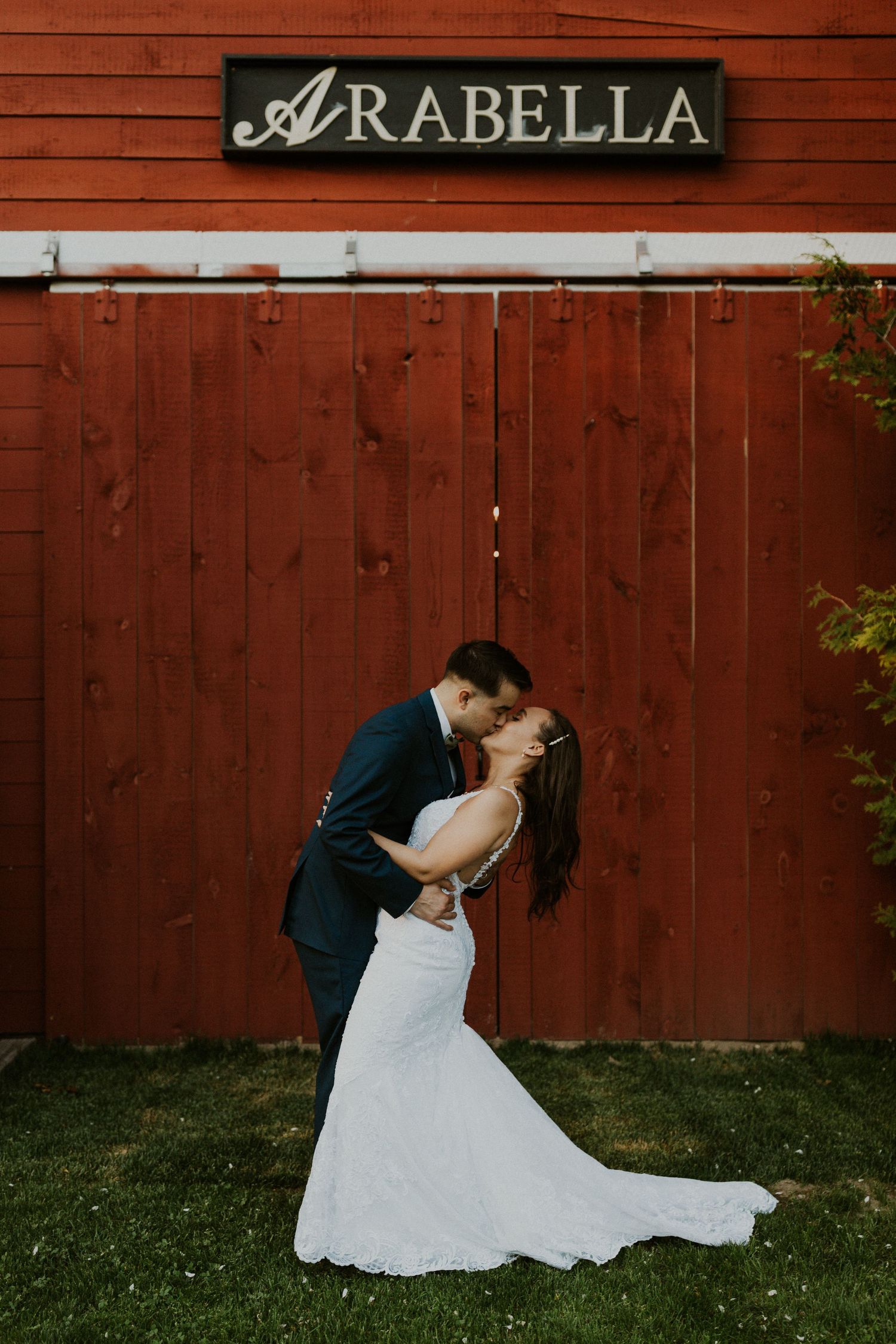 Chrissy and Mike during golden hour portraits at the Arabella Estate in Buxton Maine.