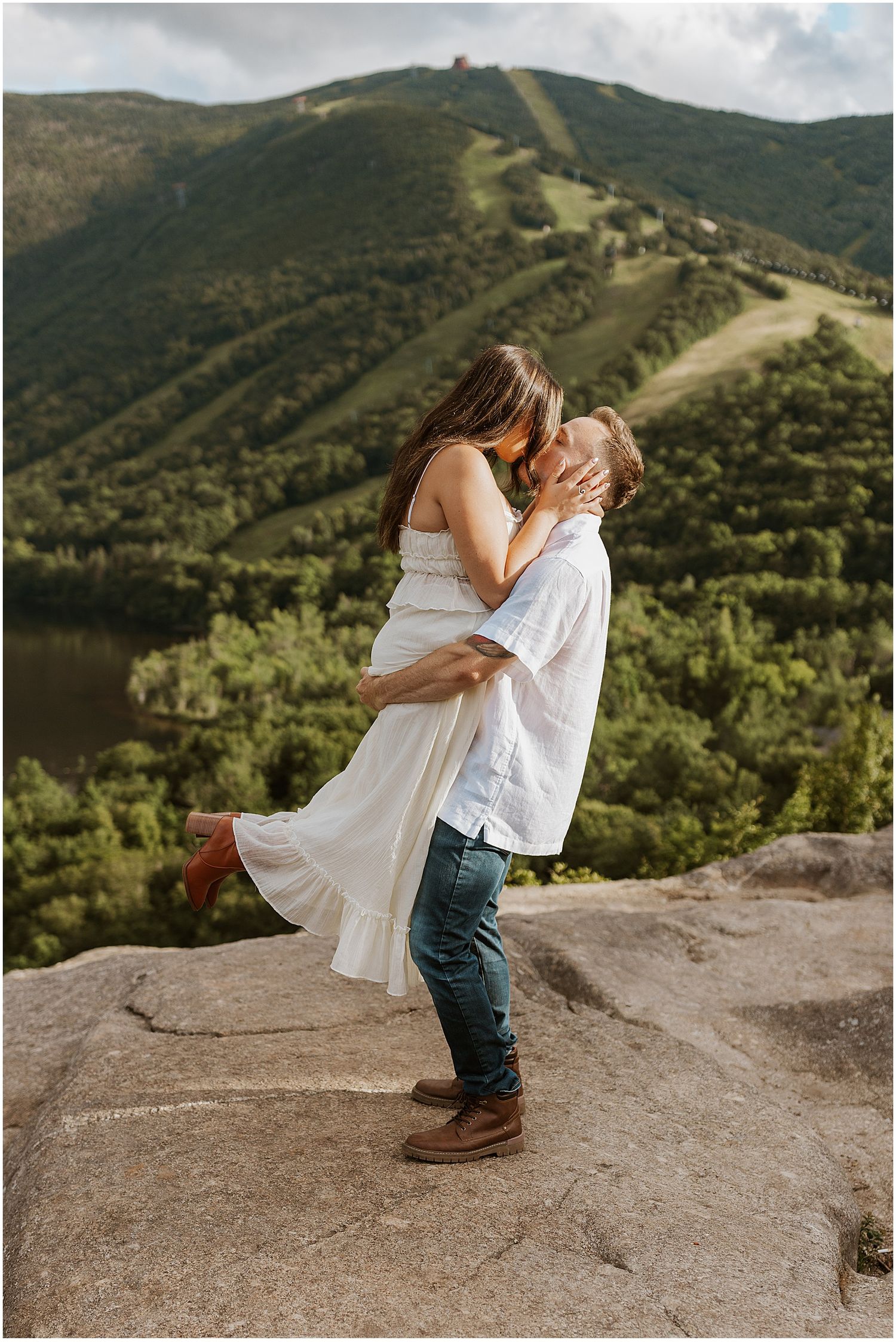 White mountain engagement - Robin Easler Photography