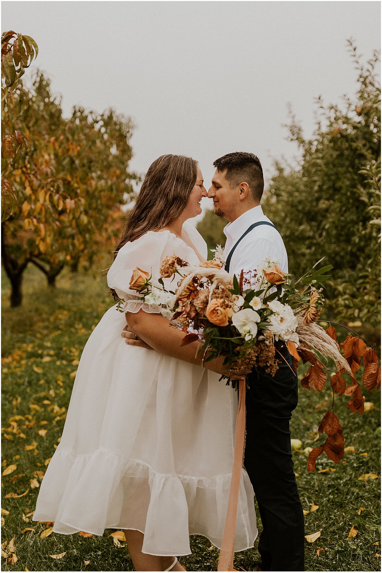 New England fall elopement