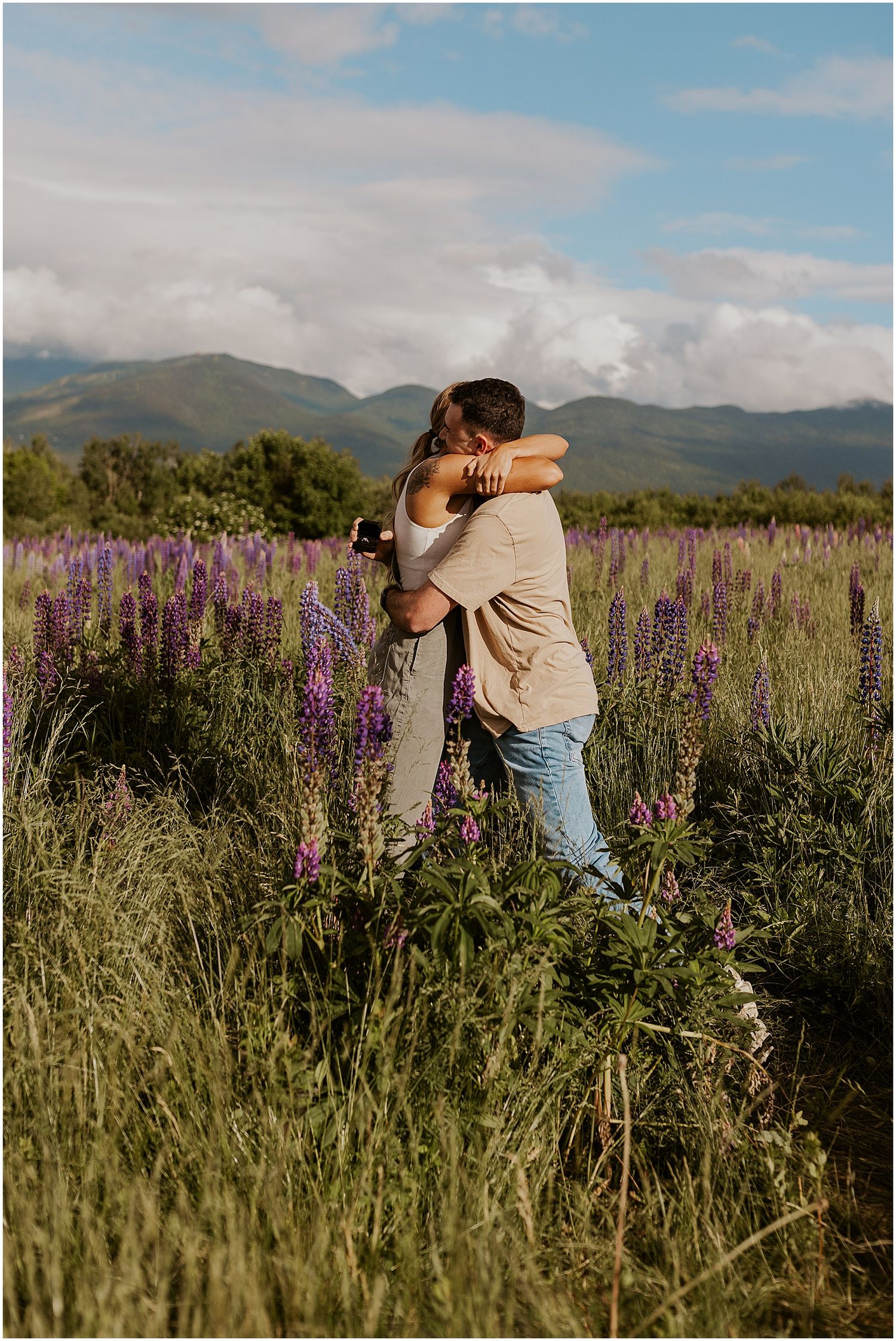 Sugar Hill NH engagement photos