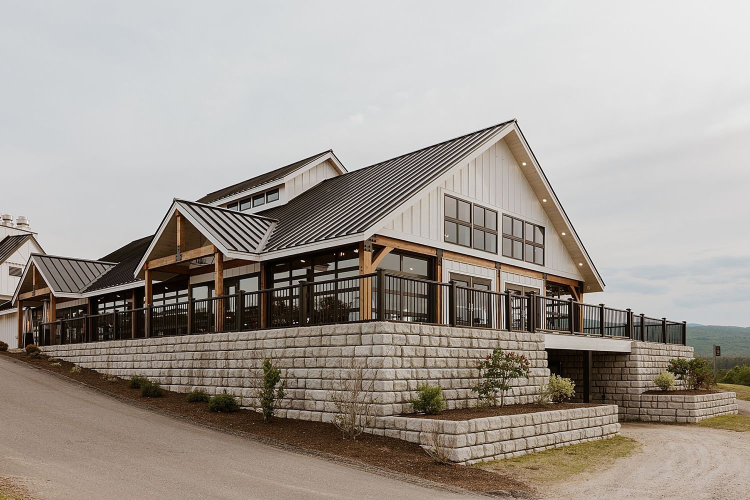 The Sunset Pavillion wedding venue at the Owl's Nest Resort in New Hampshire's White Mountains