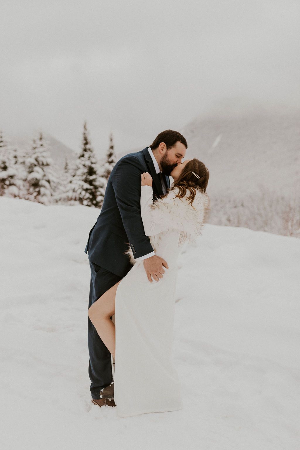 Winter wedding aesthetic NH